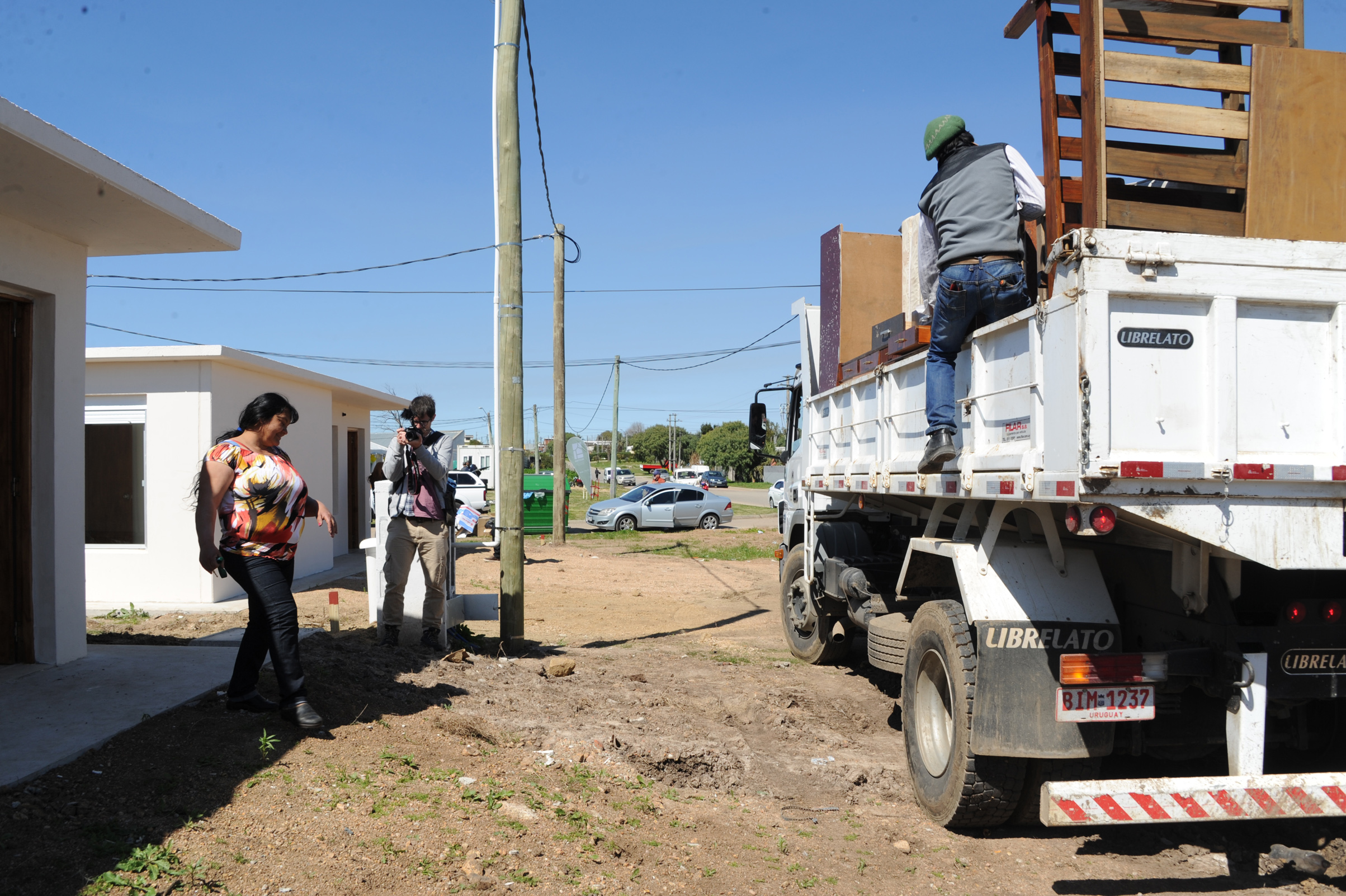 Entrega de viviendas en barrio Esperanza, San Carlos