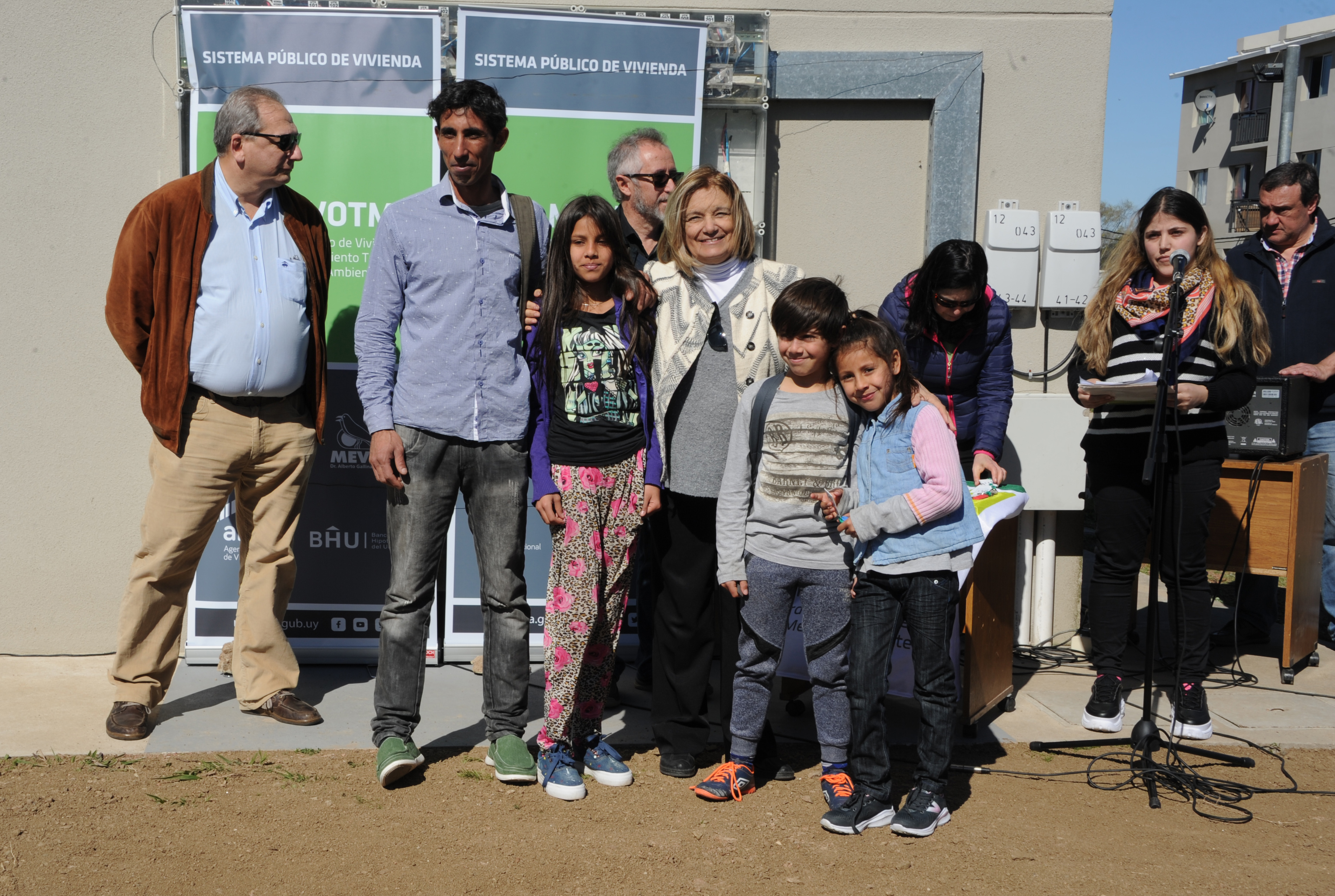Entrega de viviendas en el complejo Manzana T, Maldonado