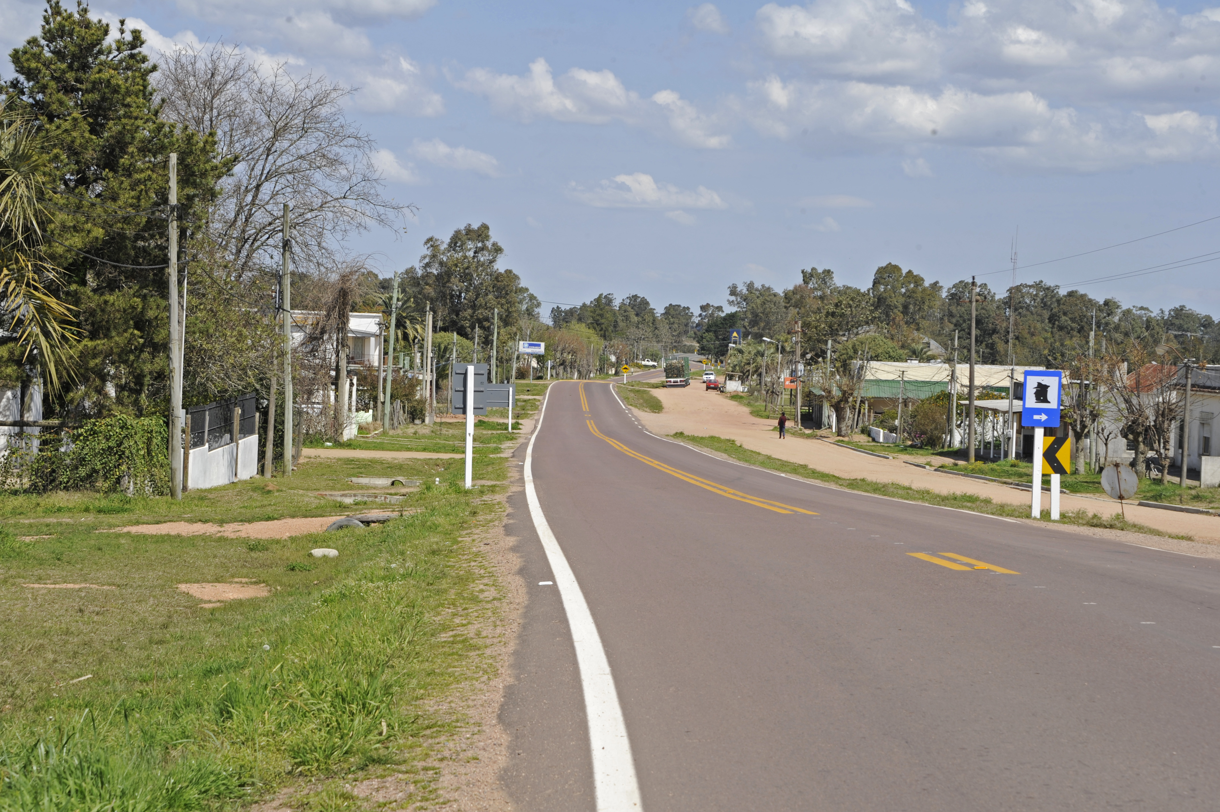 Autoridades del Ministerio de Transporte y Obras Públicas recorrieron nuevo tramo de la ruta 7