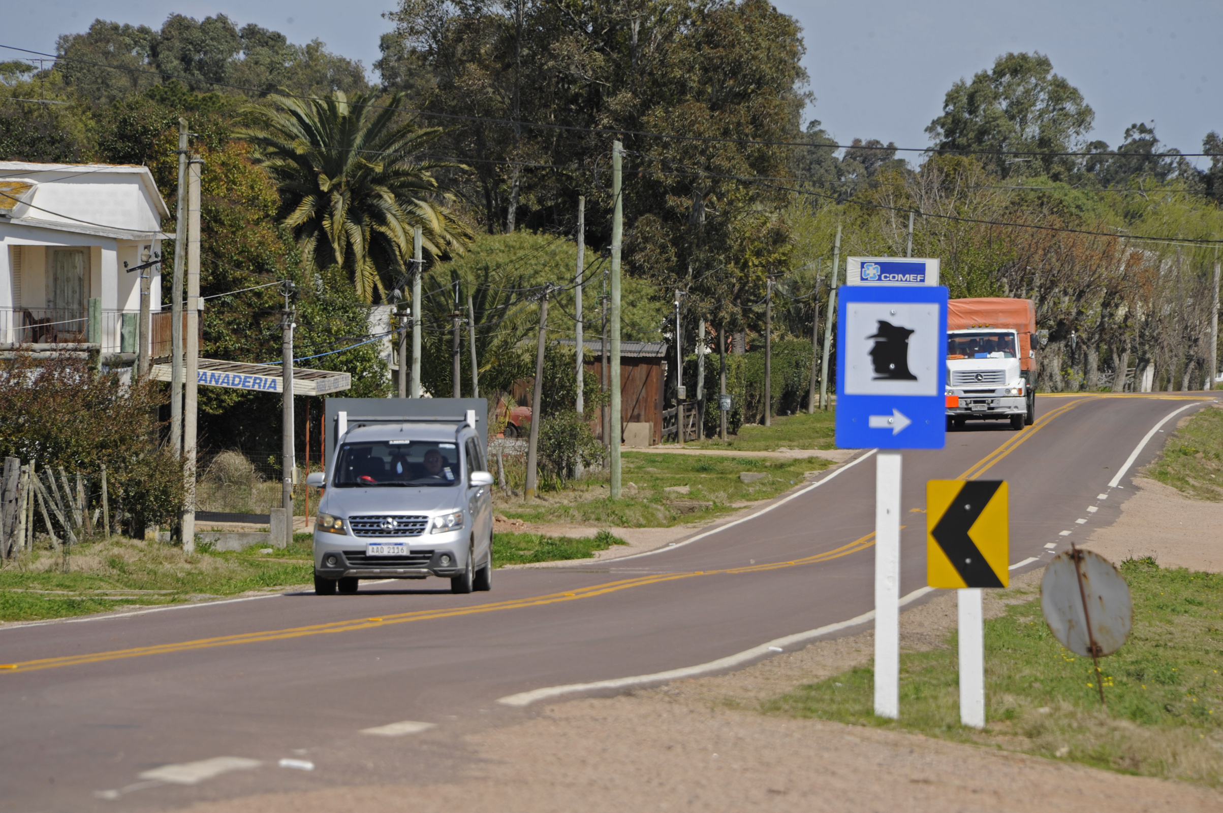Autoridades del Ministerio de Transporte y Obras Públicas recorrieron nuevo tramo de la ruta 7
