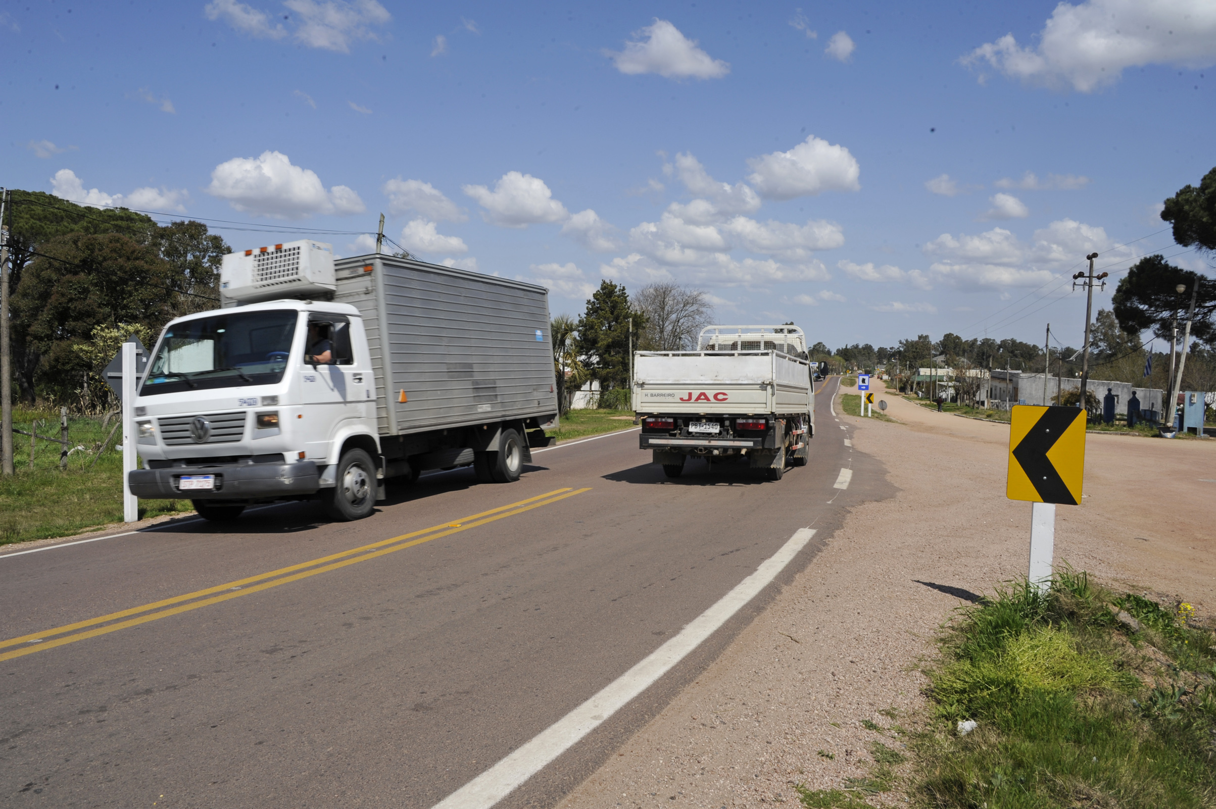 Autoridades del Ministerio de Transporte y Obras Públicas recorrieron nuevo tramo de la ruta 7