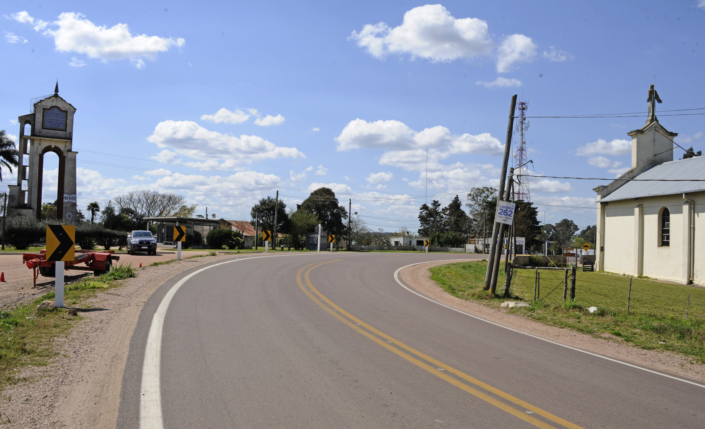 Autoridades del Ministerio de Transporte y Obras Públicas recorrieron nuevo tramo de la ruta 7