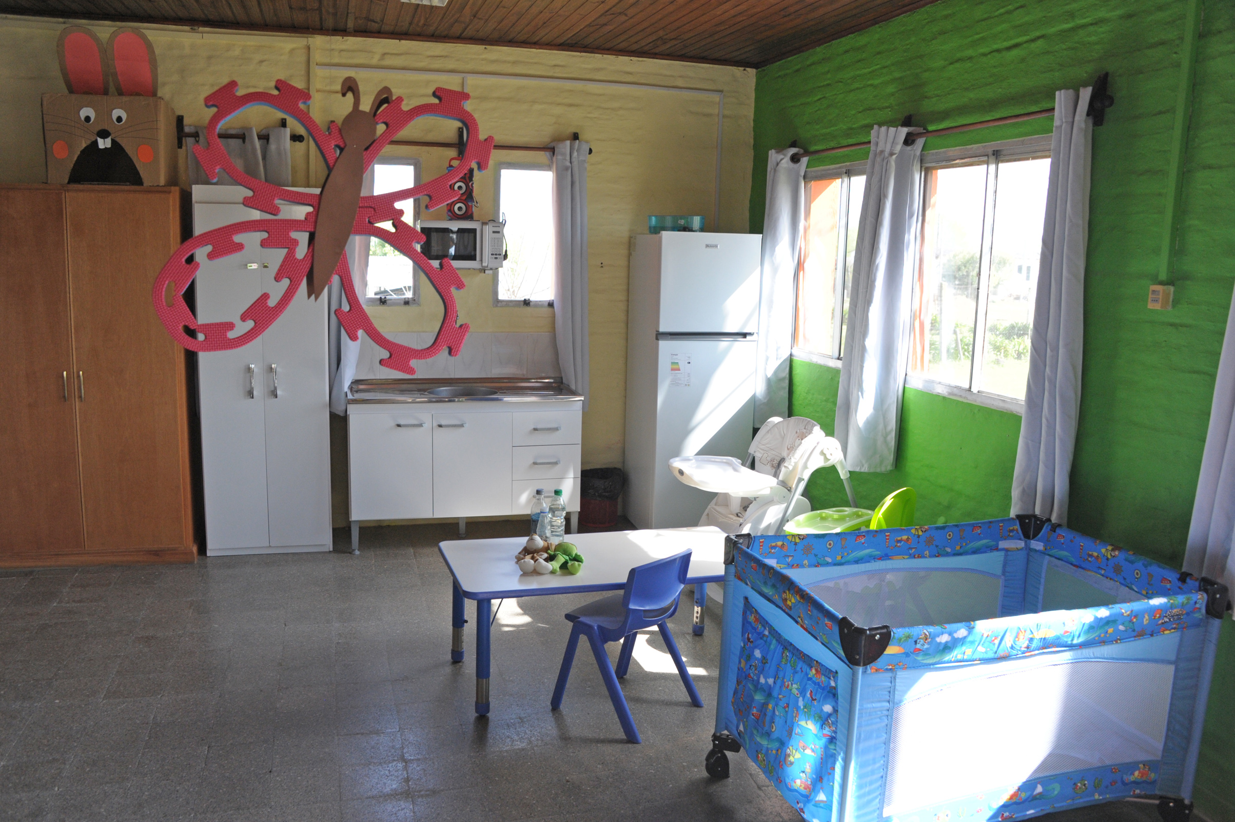 Inauguración de la casa de cuidados Mis Huellitas, en San Antonio, Canelones