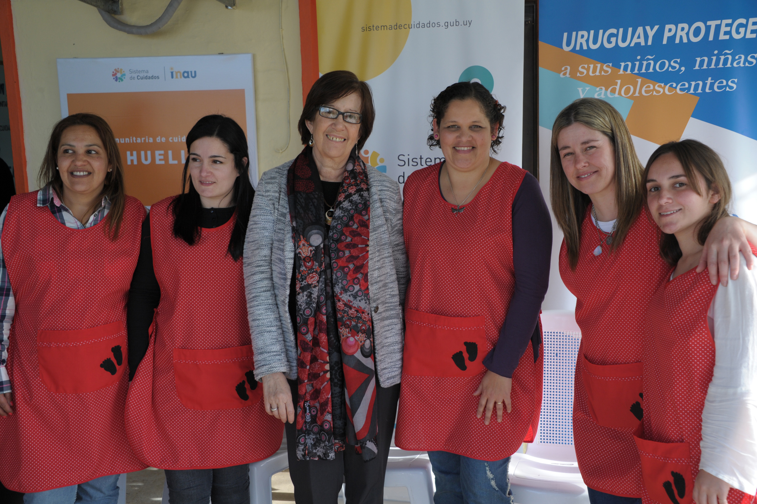 Inauguración de la casa de cuidados Mis Huellitas, en San Antonio, Canelones