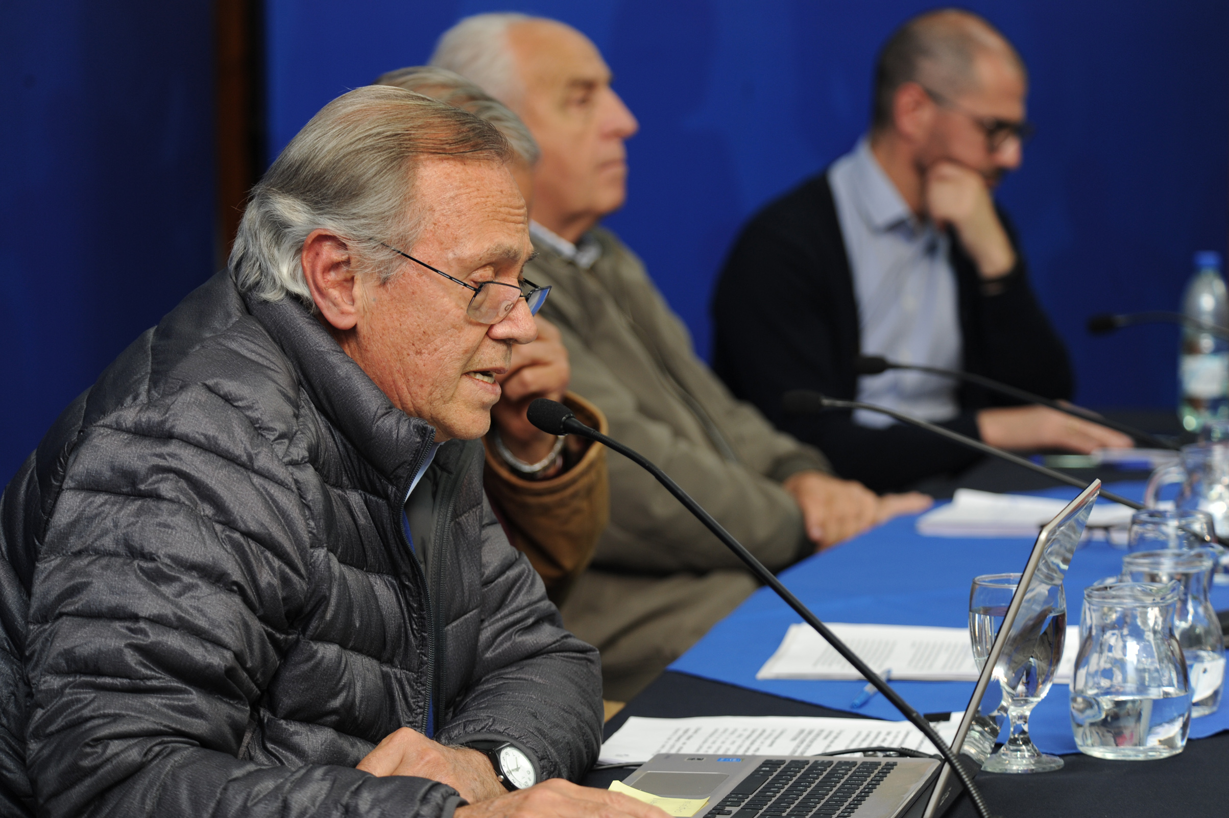Subsecretario de Vivienda, Ordenamiento Territorial y Medio Ambiente, Jorge Rucks, haciendo uso de la palabra