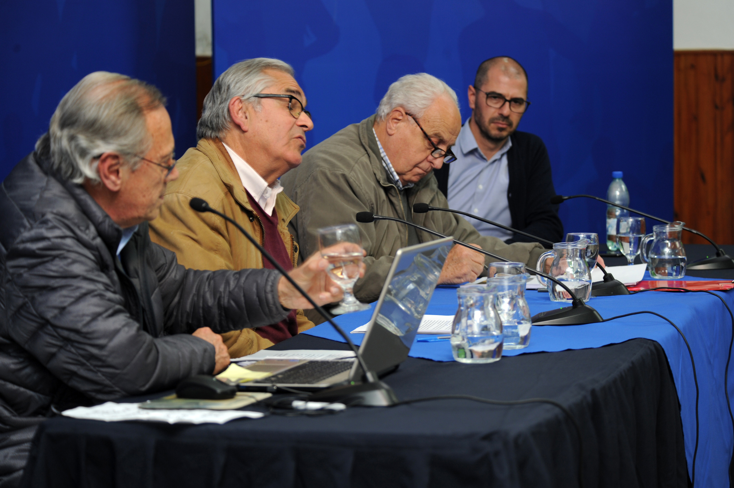 Ministro de Ganadería, Agriculturta y Pesca, Enzo Benech, dirigiéndose a los presente