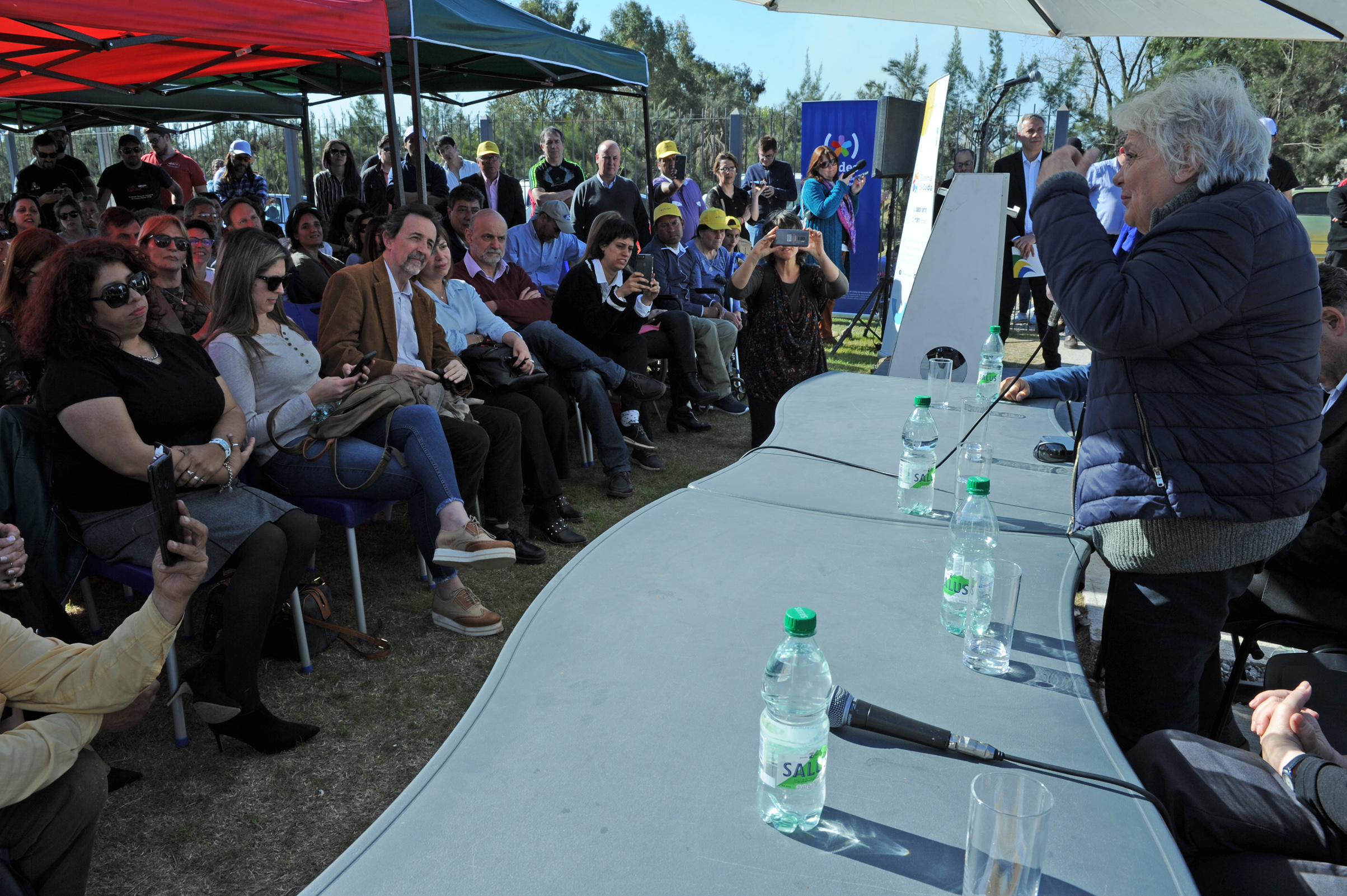 Inauguración de centro Crece desde el Pie, en Barros Blancos, departamento de Canelones