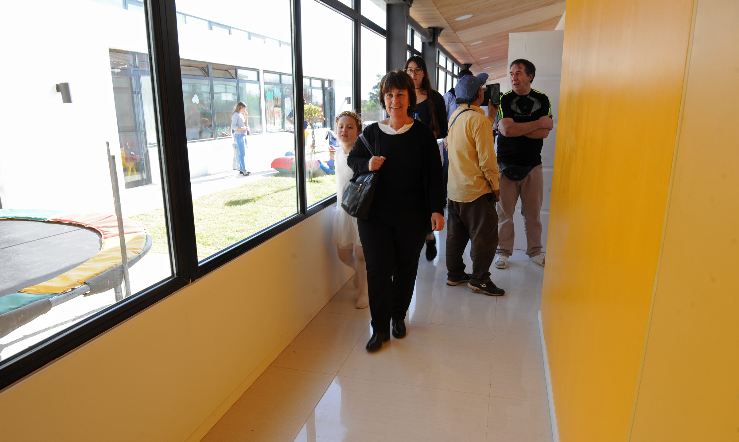 Inauguración de centro Crece desde el Pie, en Barros Blancos, departamento de Canelones