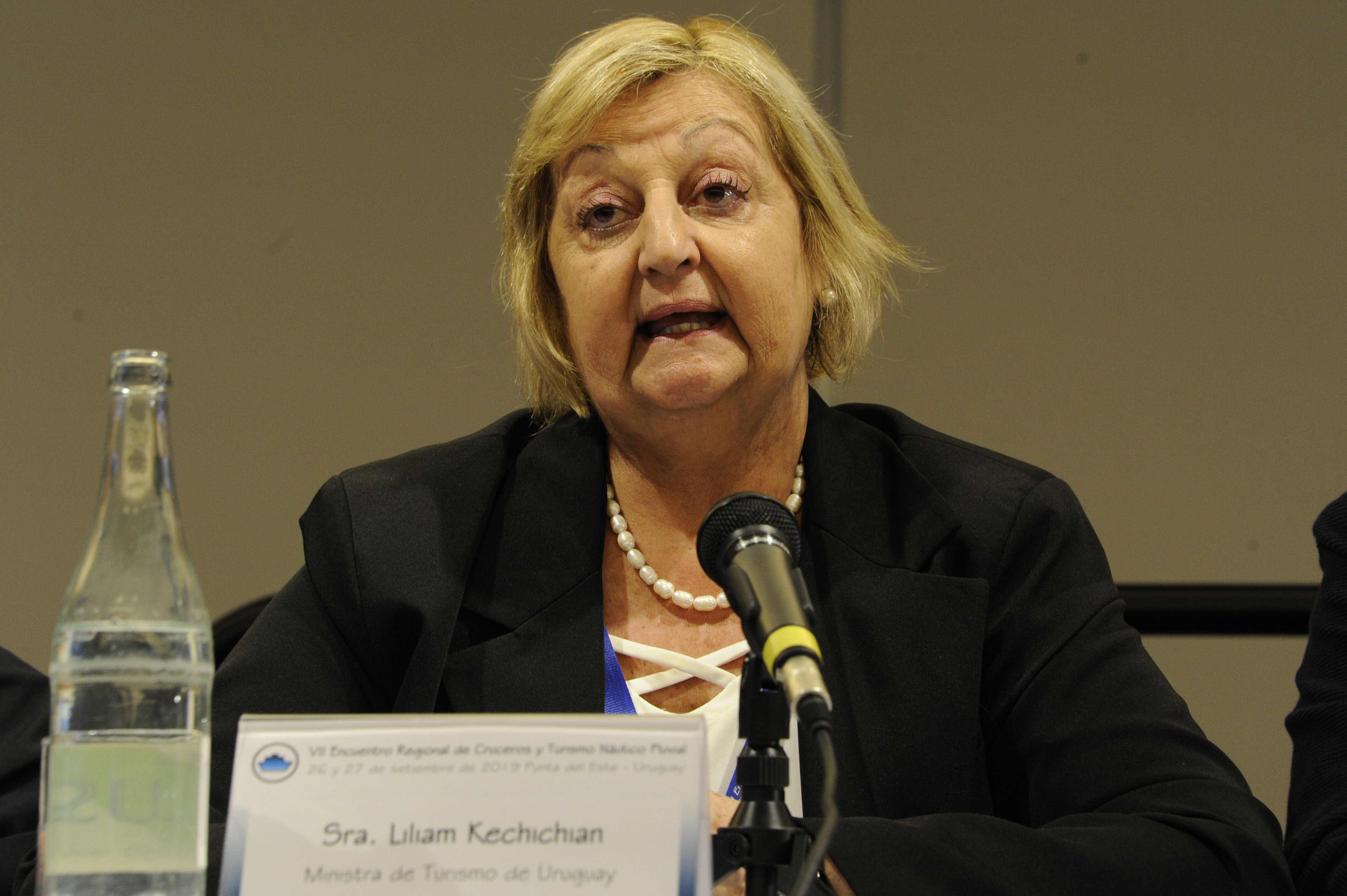 Ministra de Turismo, Liliam Kechichian