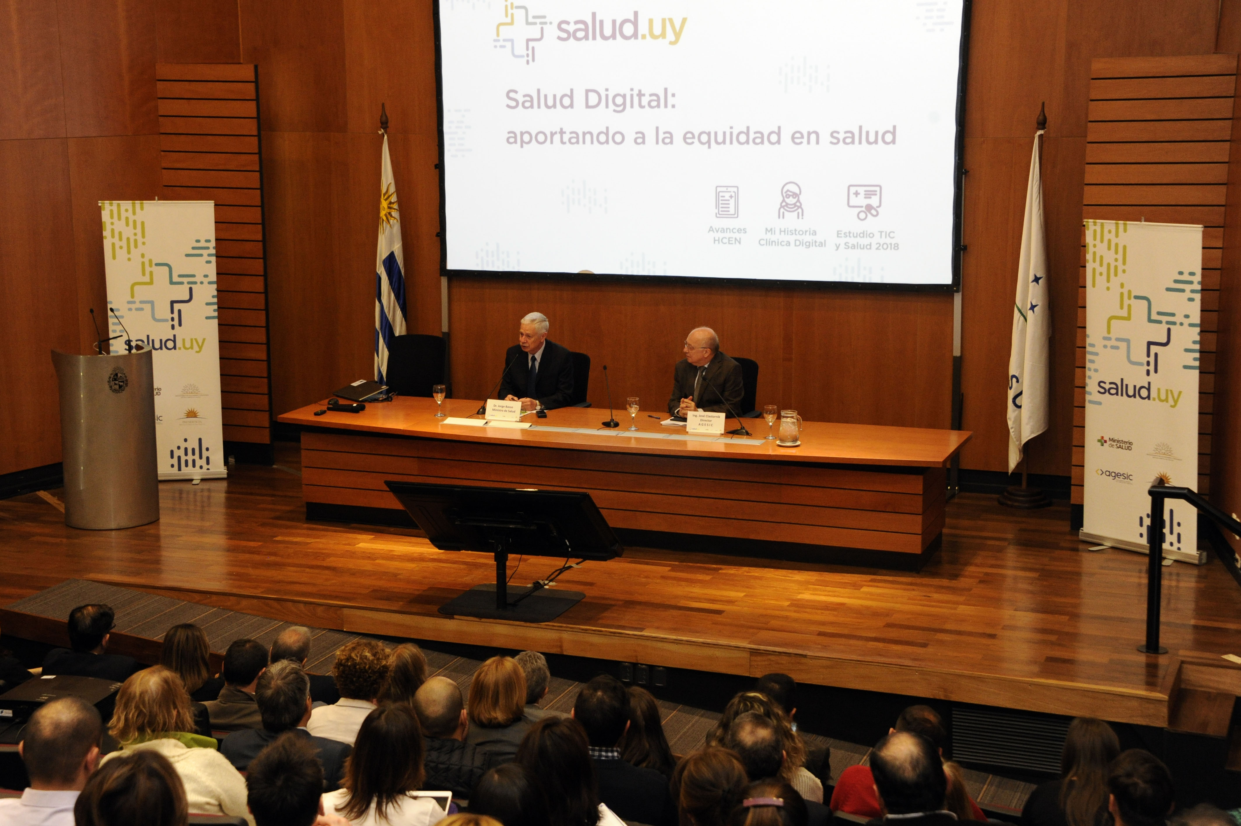 Jorge Basso y José Clastornik