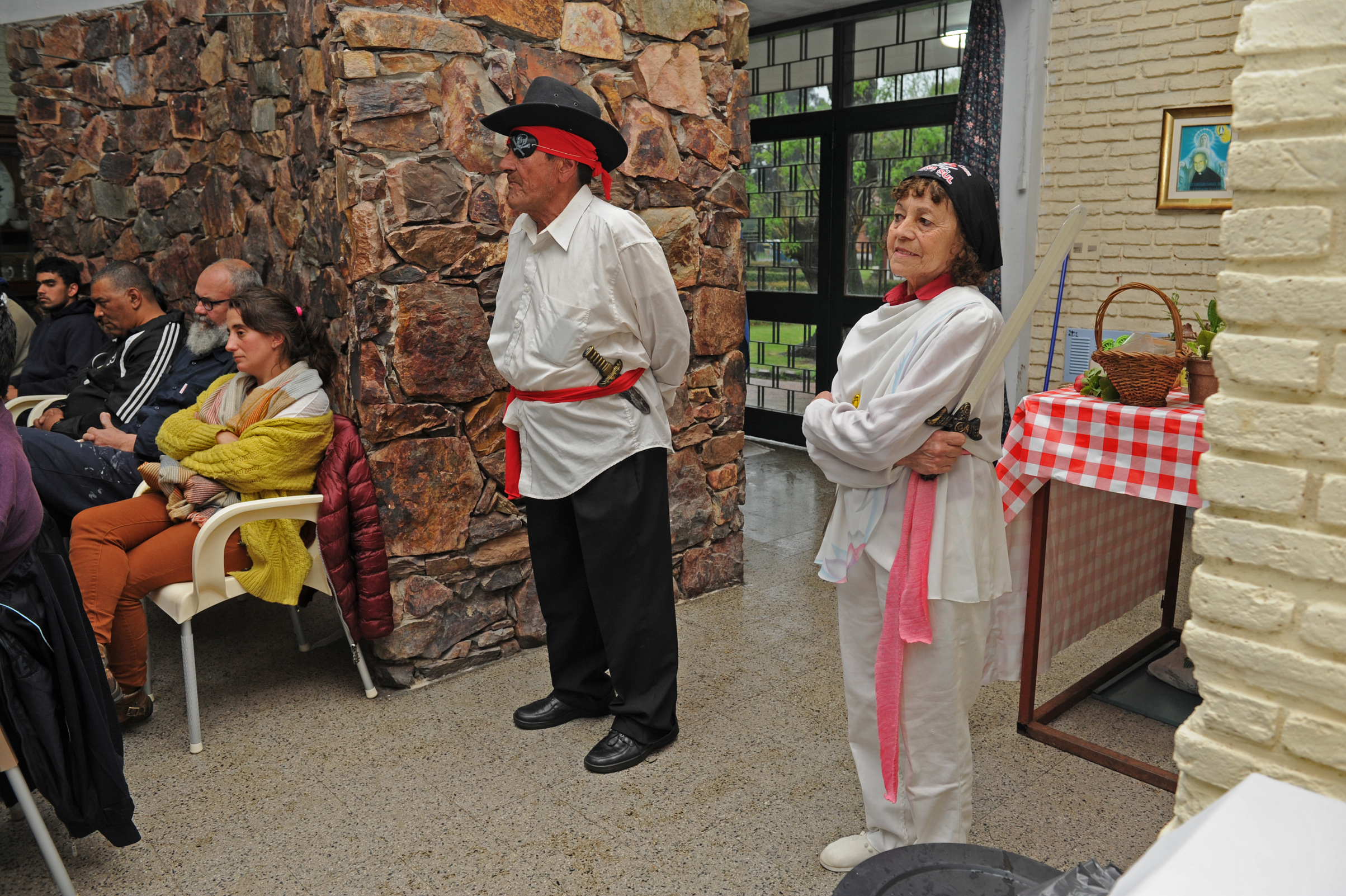 Celebración del Día Internacional del Adulto Mayor, realizada por ASSE este martes en el hospital geriátrico Piñeyro del Campo