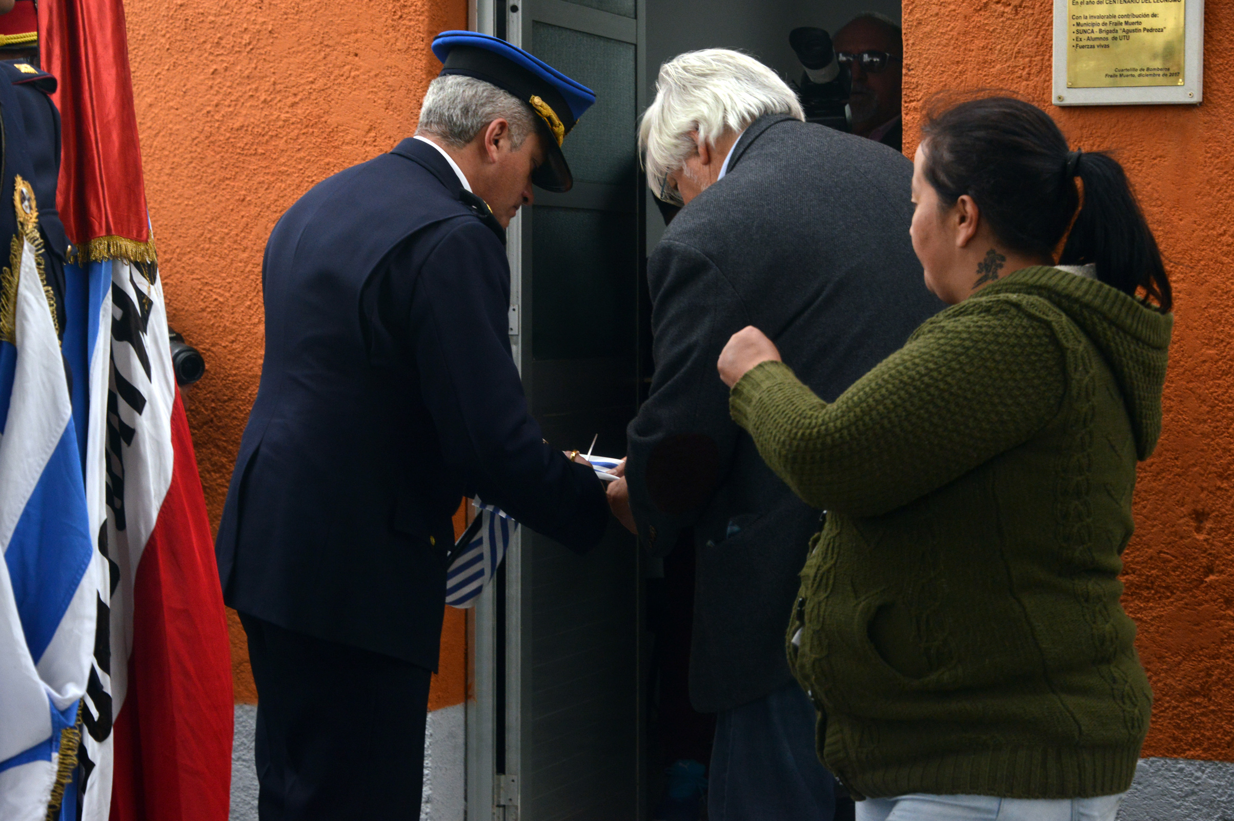 Inauguración de nuevo destacamento de Bomberos en Fraile Muerto, Cerro Largo