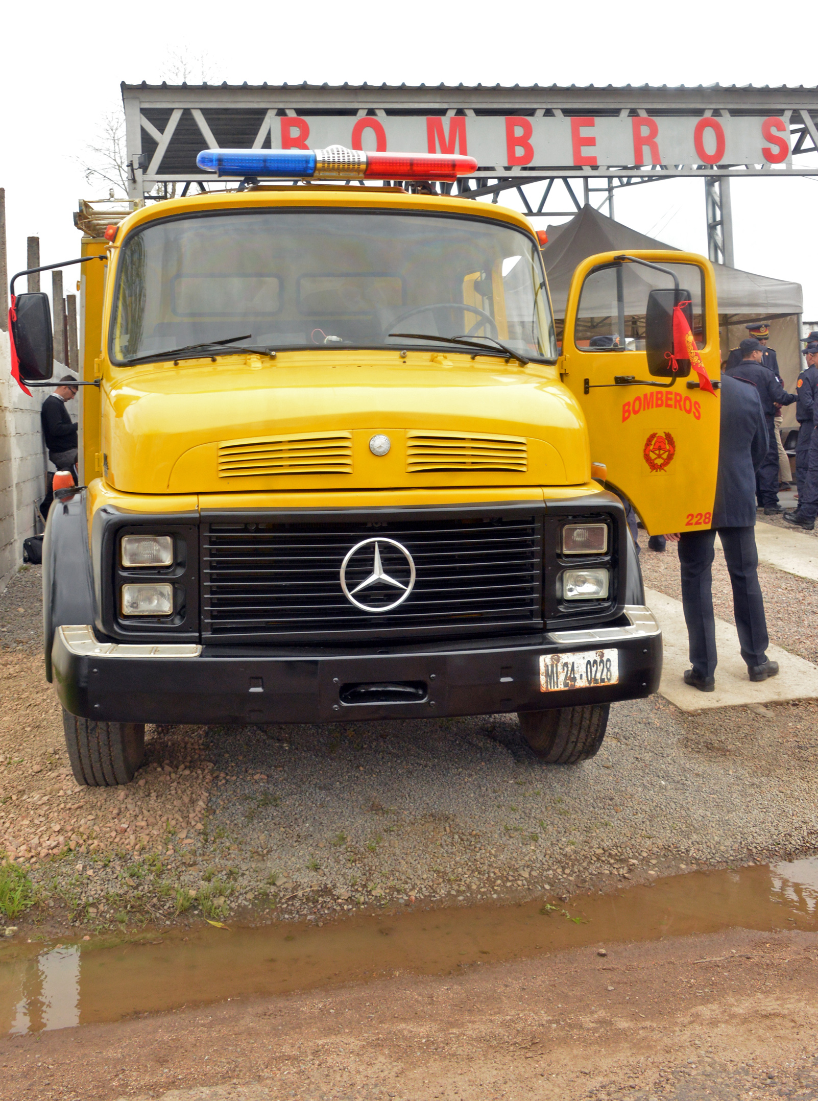 Inauguración de nuevo destacamento de Bomberos en Fraile Muerto, Cerro Largo
