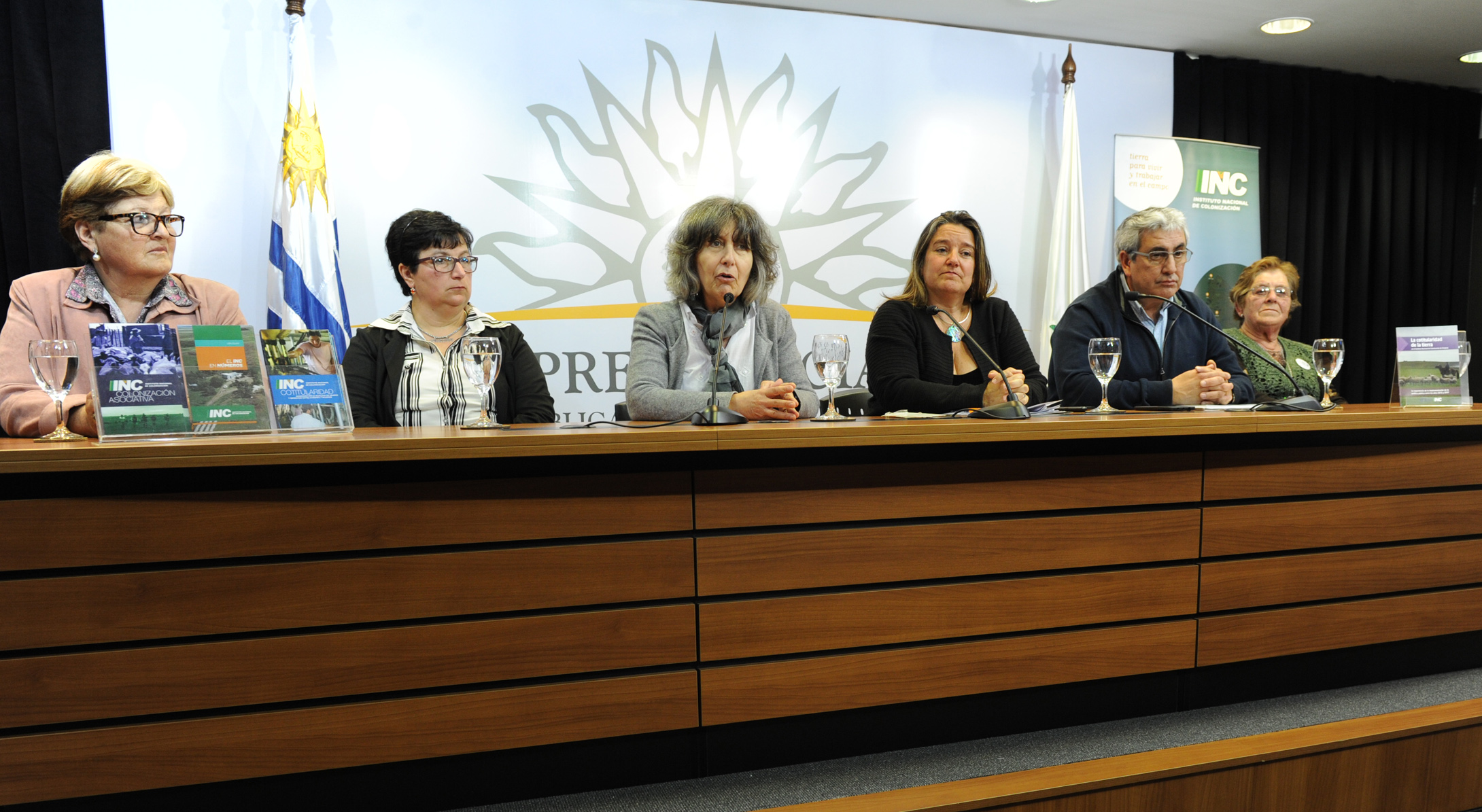 Conferencia de prensa del Instituto de Colonización