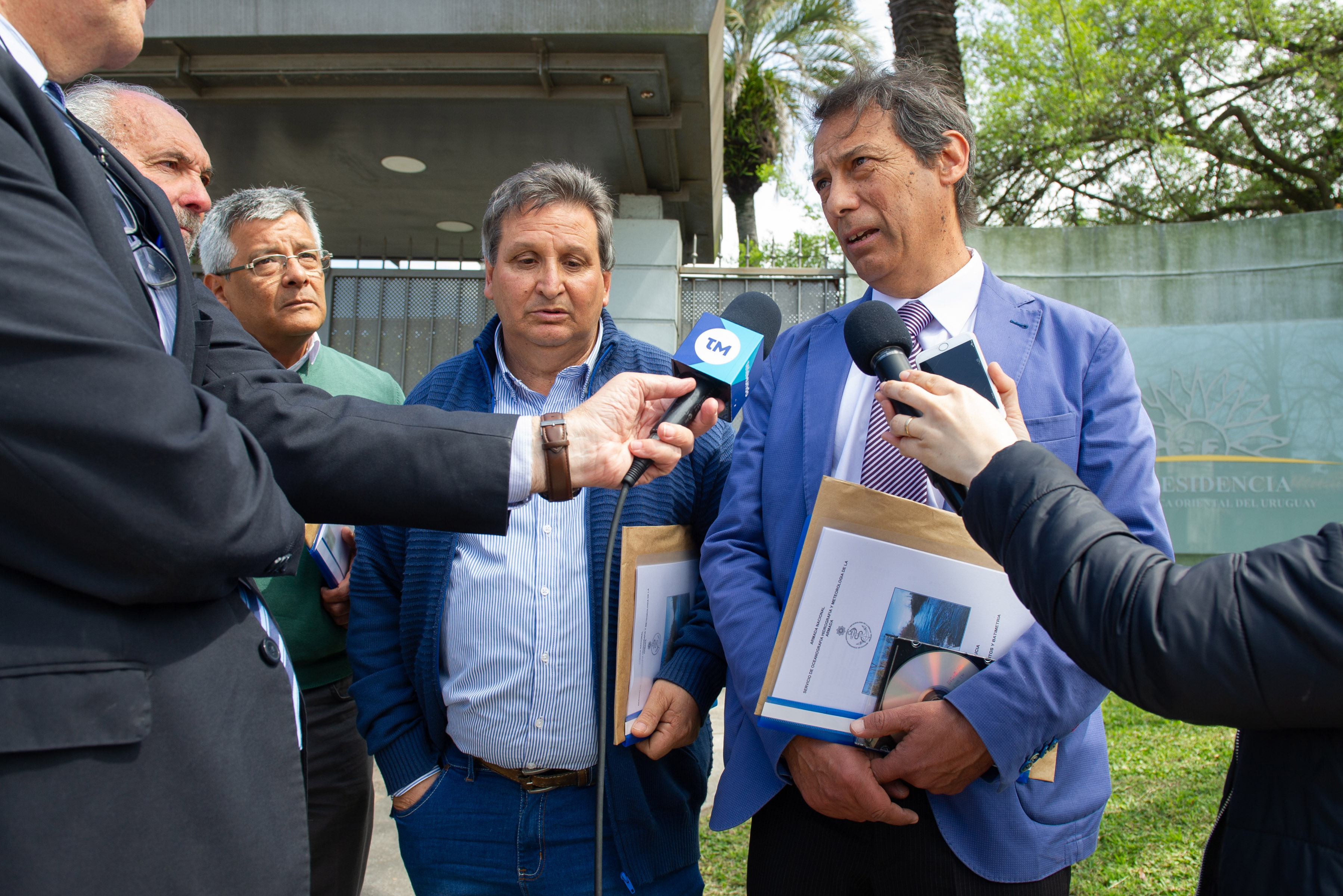 Declaraciones a la prensa luego de la reunión con el presidente