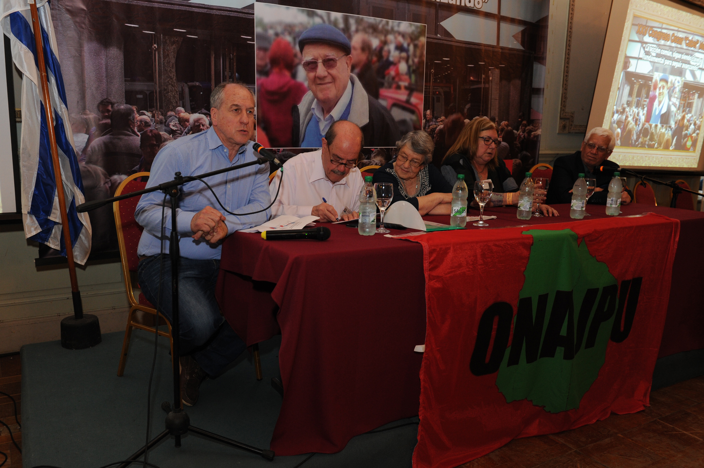 Ministro de Trabajo y Seguridad Social, Ernesto Murro, en el XXV Congreso de la Organización Nacional de Asociaciones de Jubilados