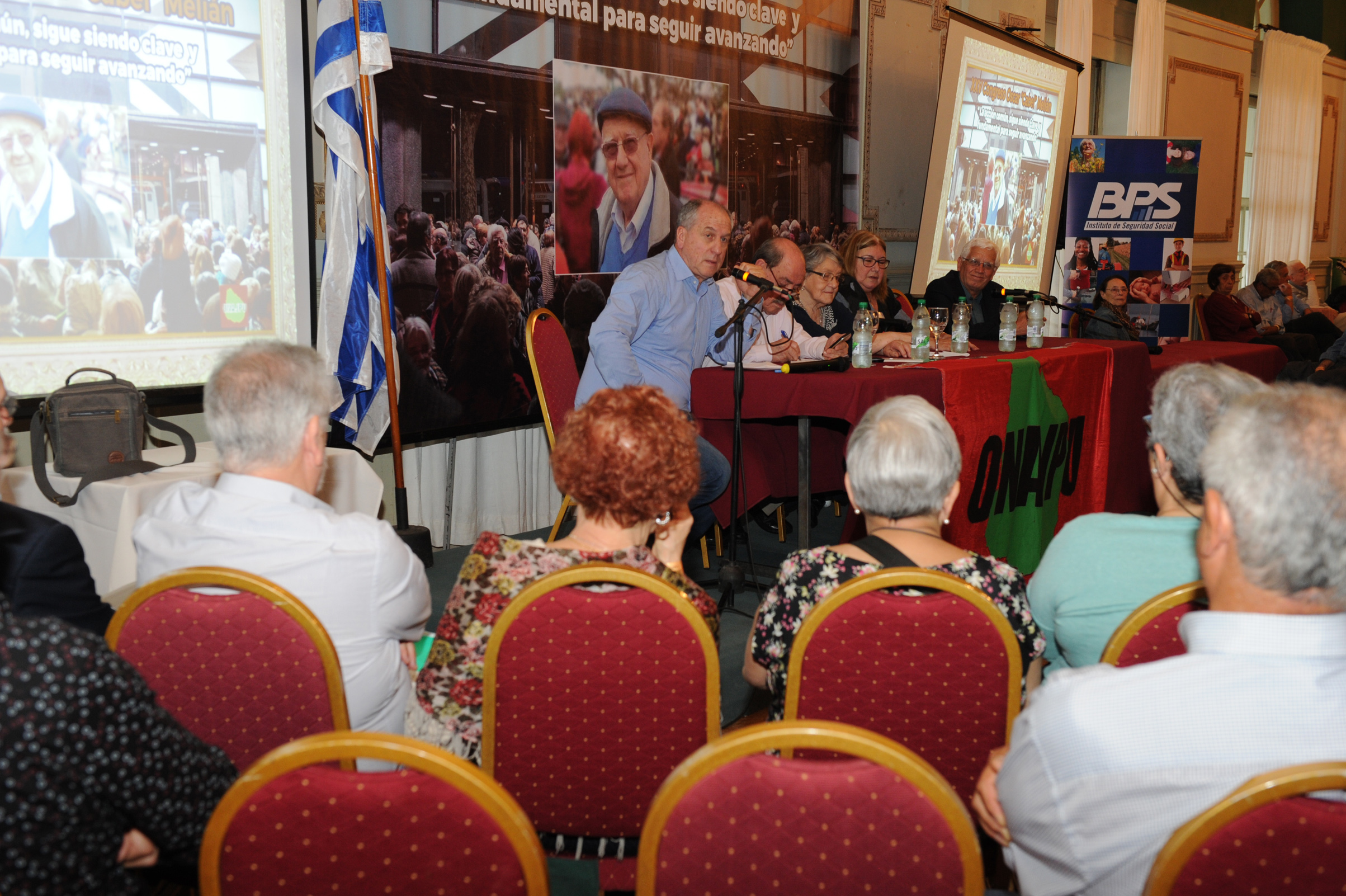 Ministro de Trabajo y Seguridad Social, Ernesto Murro, en el XXV Congreso de la Organización Nacional de Asociaciones de Jubilados