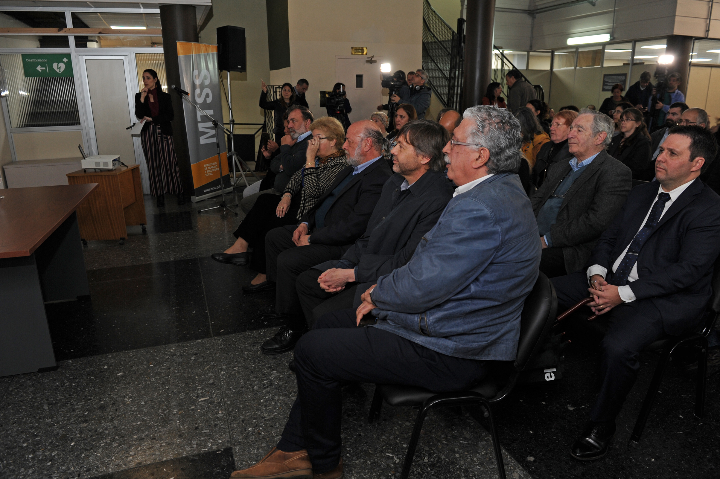 Acto de designación de la sede de la calle 25 de Mayo como Edificio de los Consejos de Salarios