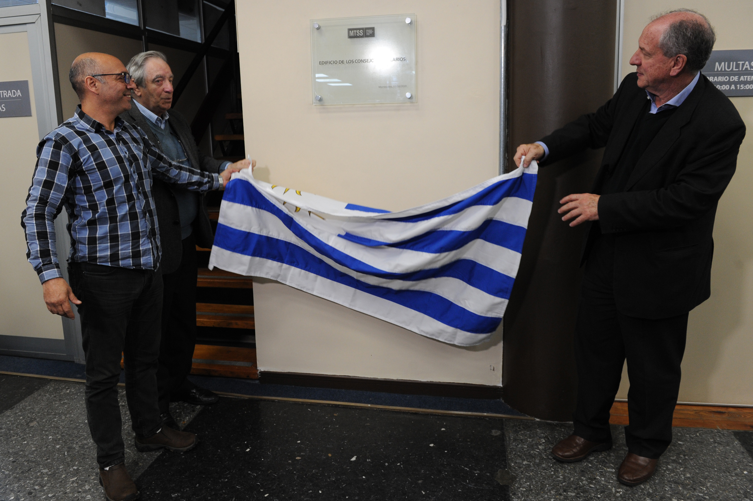 Acto de designación de la sede de la calle 25 de Mayo como Edificio de los Consejos de Salarios