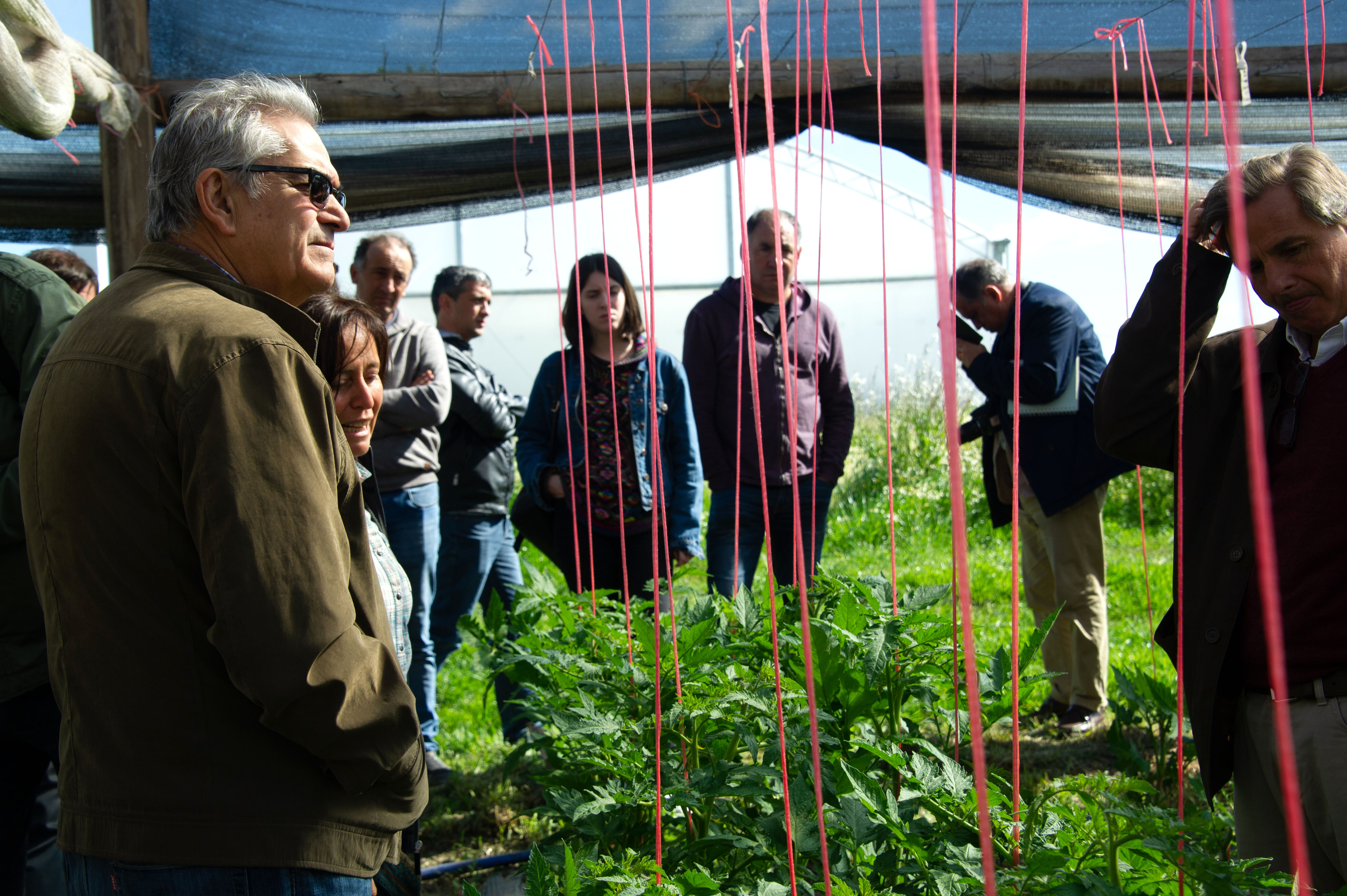 Ministro Enzo Benech visita una cooperativa agraria de productores de Canelones