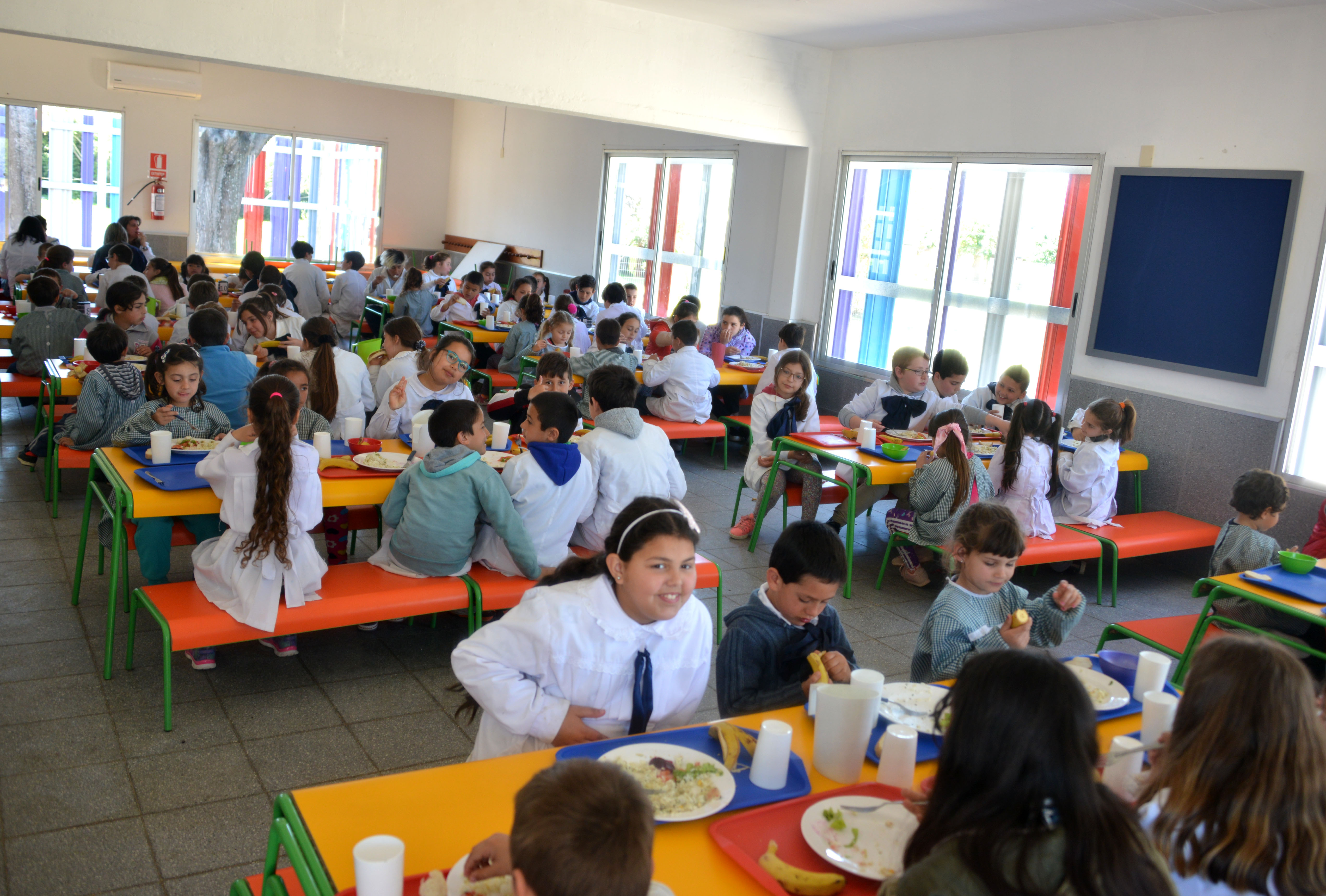 Inauguración de nueva escuela de tiempo completo n.° 17, de Gregorio Aznárez, en Maldonado