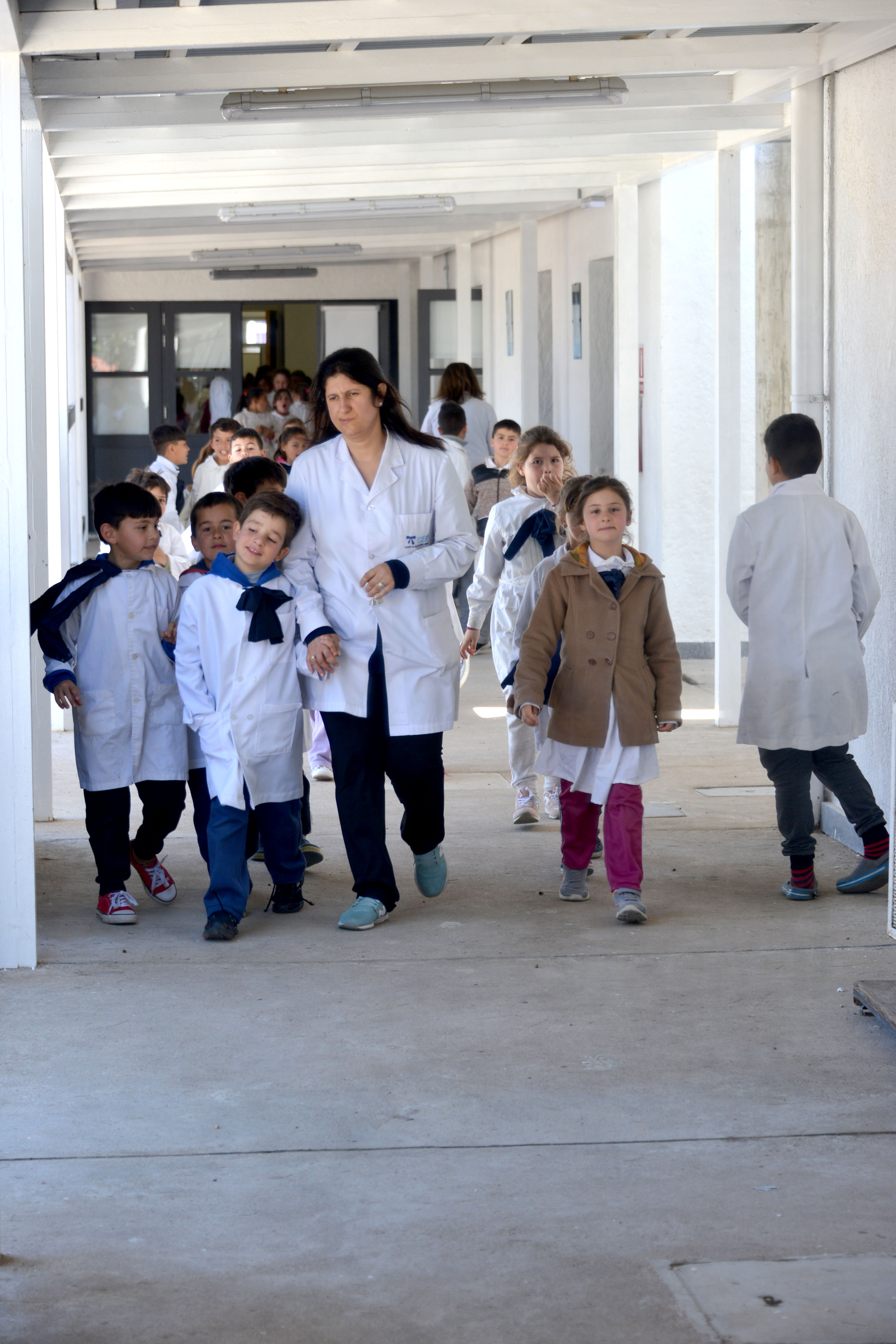 Inauguración de nueva escuela de tiempo completo n.° 17, de Gregorio Aznárez, en Maldonado