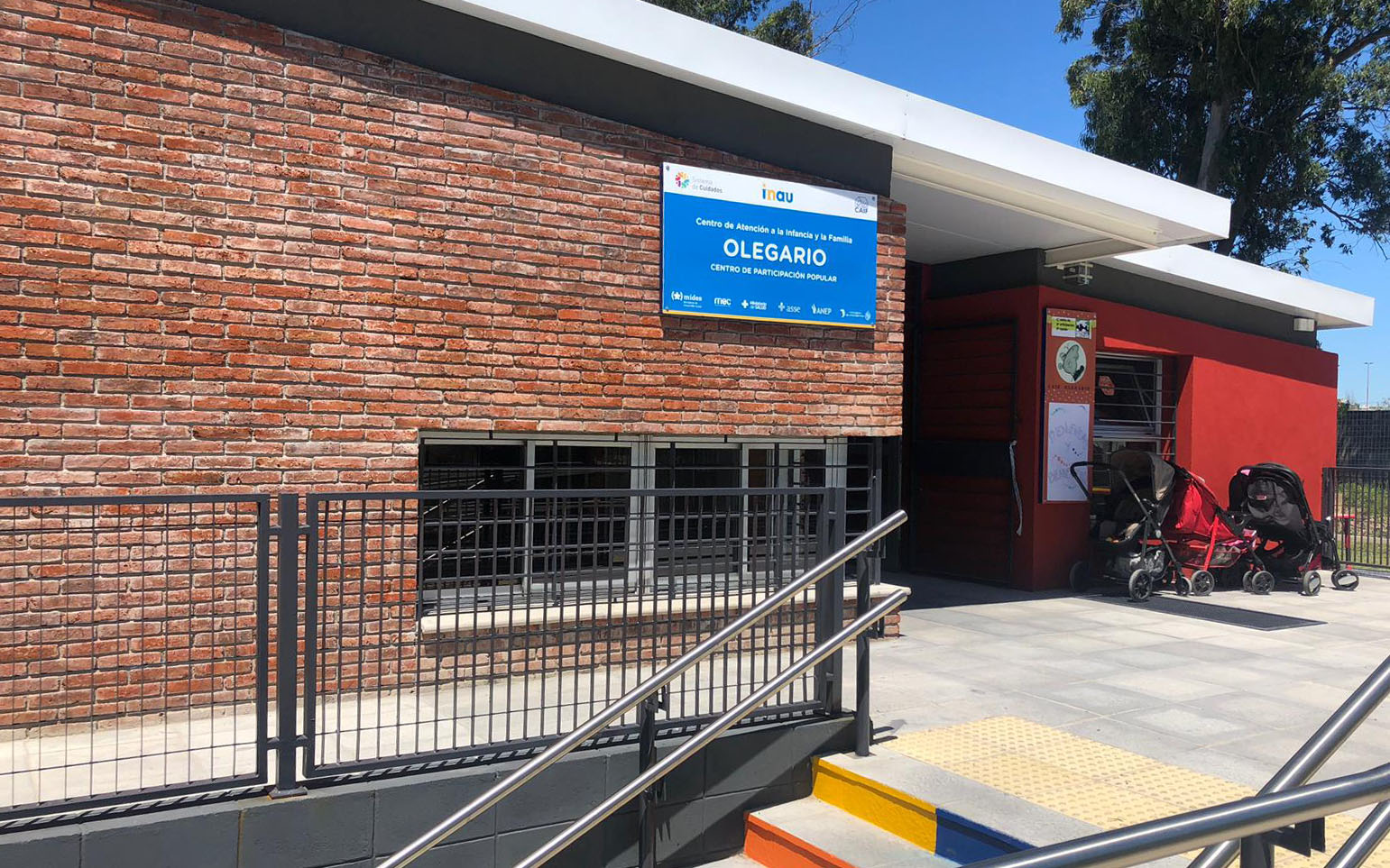 Inauguración del CAIF Olegario ubicado en Montevideo