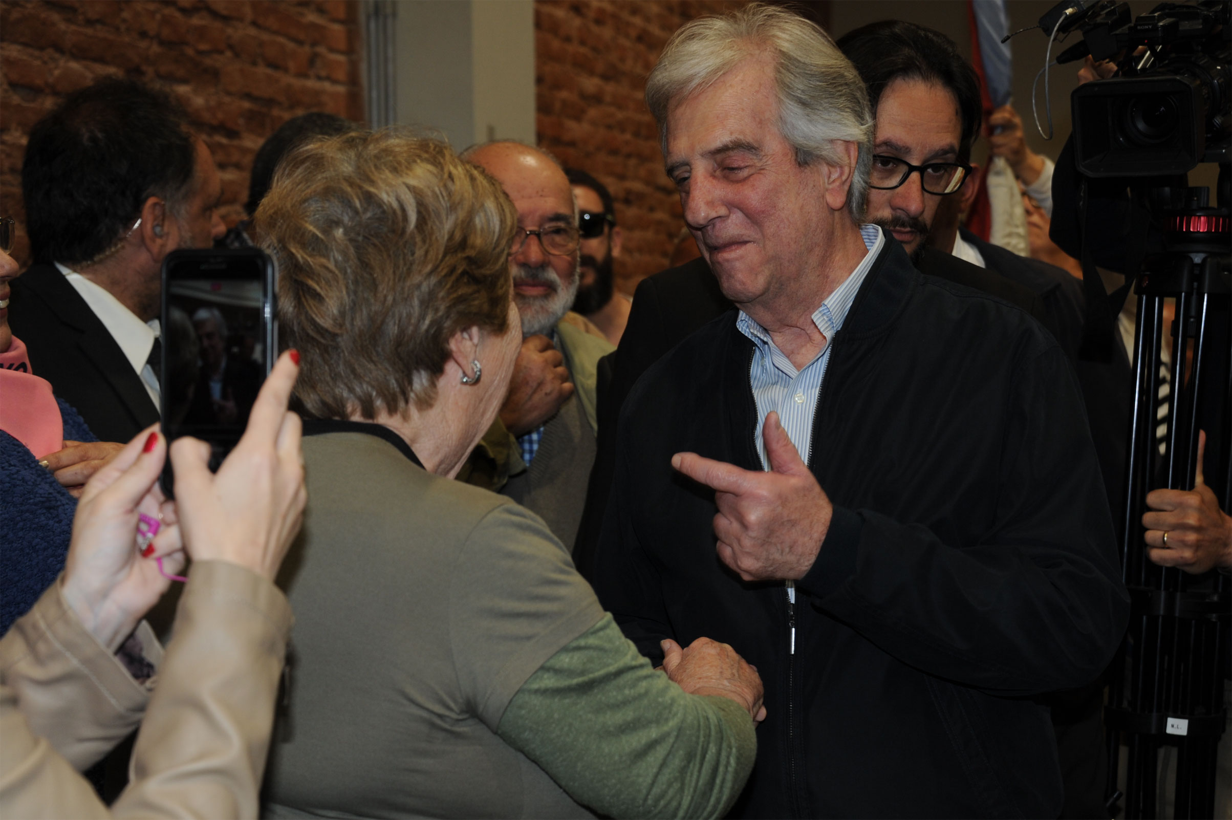 Votación del presidente Tabaré Vázquez