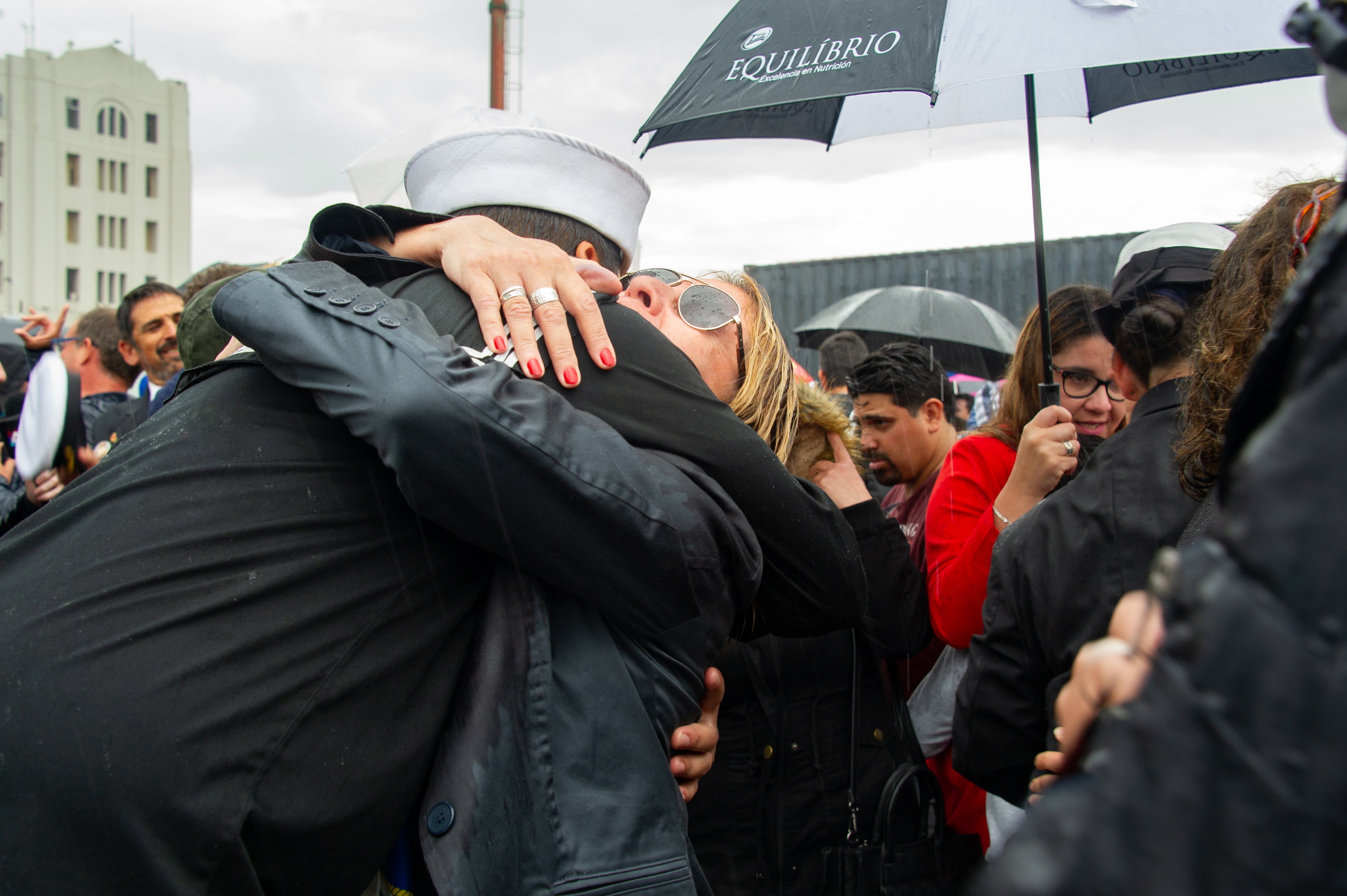Llegada del “Capitán Miranda” al puerto de Montevideo