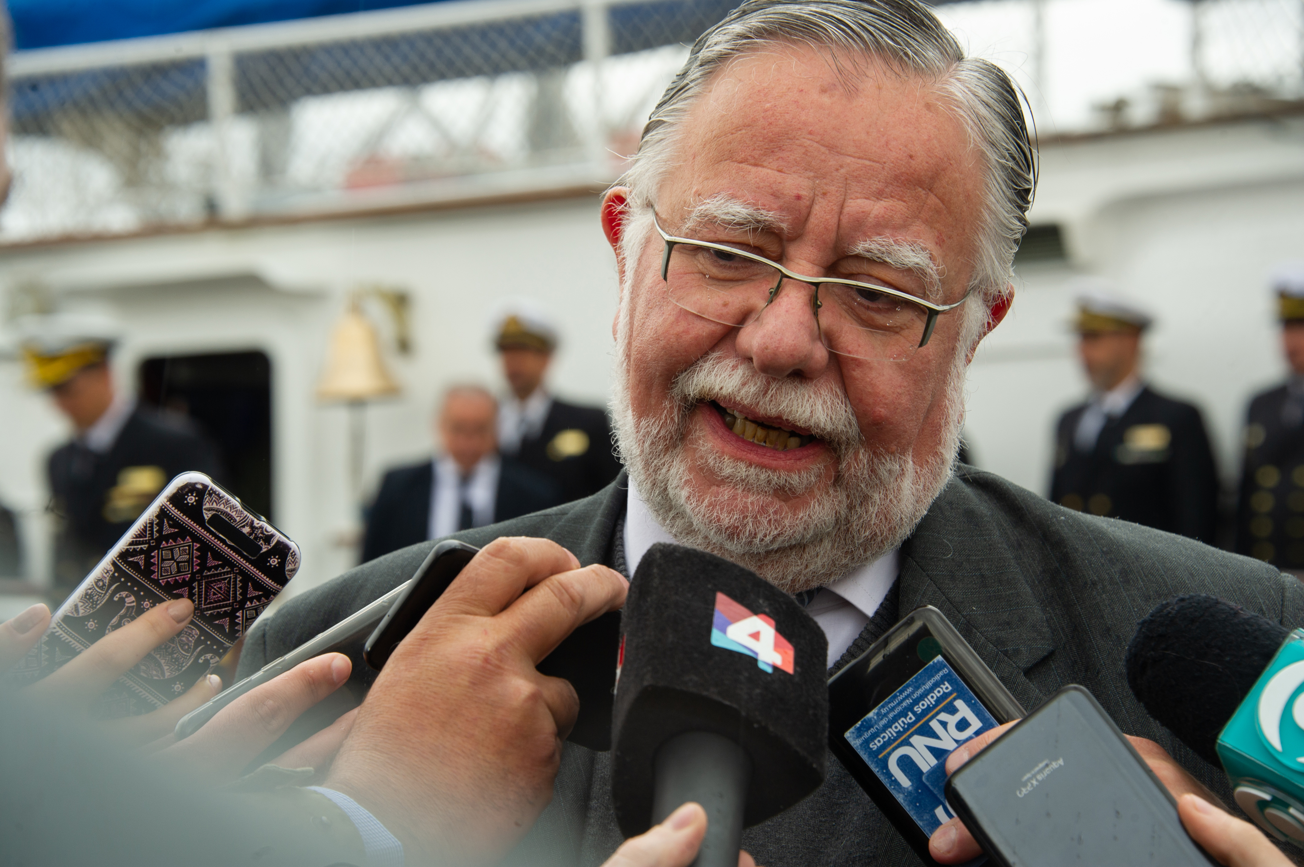 Ministro de Defensa Nacional, José Bayardi