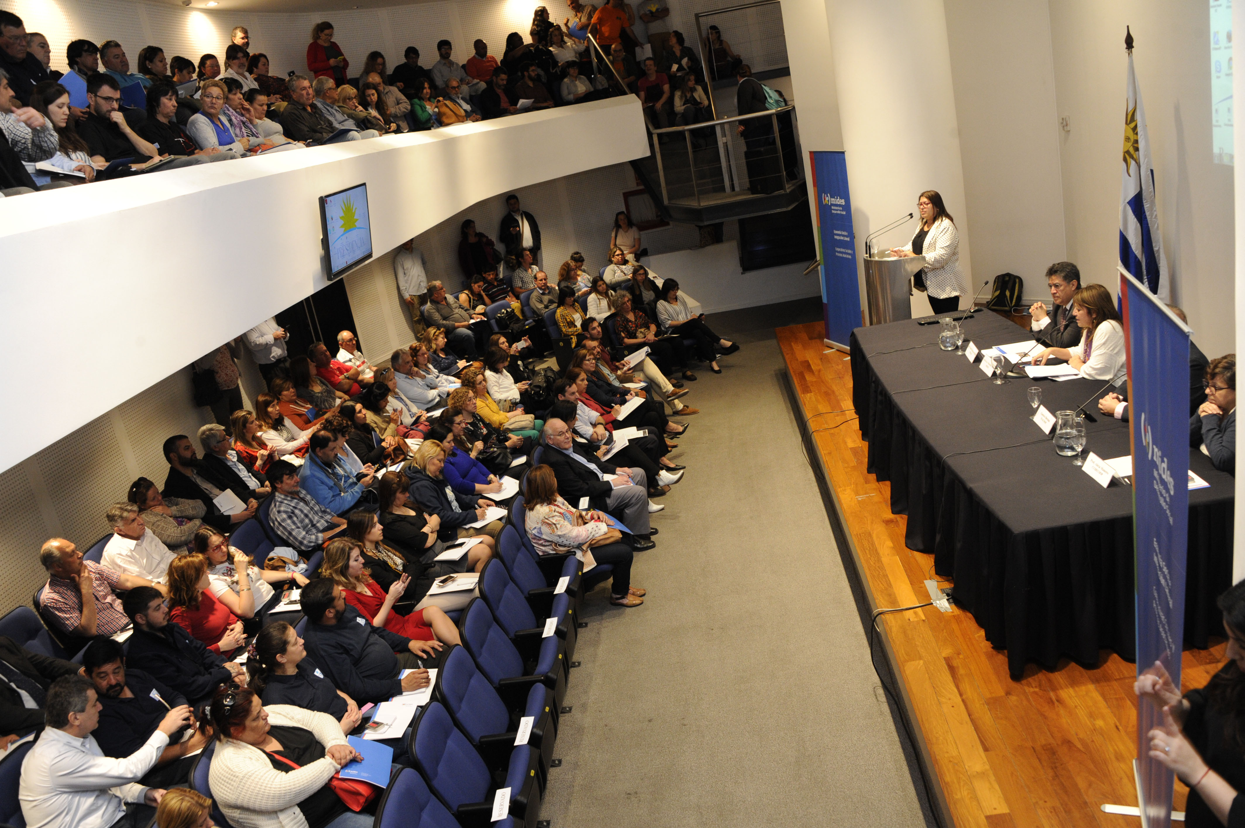 Jornada Cooperativas Sociales en Perspectiva, en el salón de actos de la Torre Ejecutiva