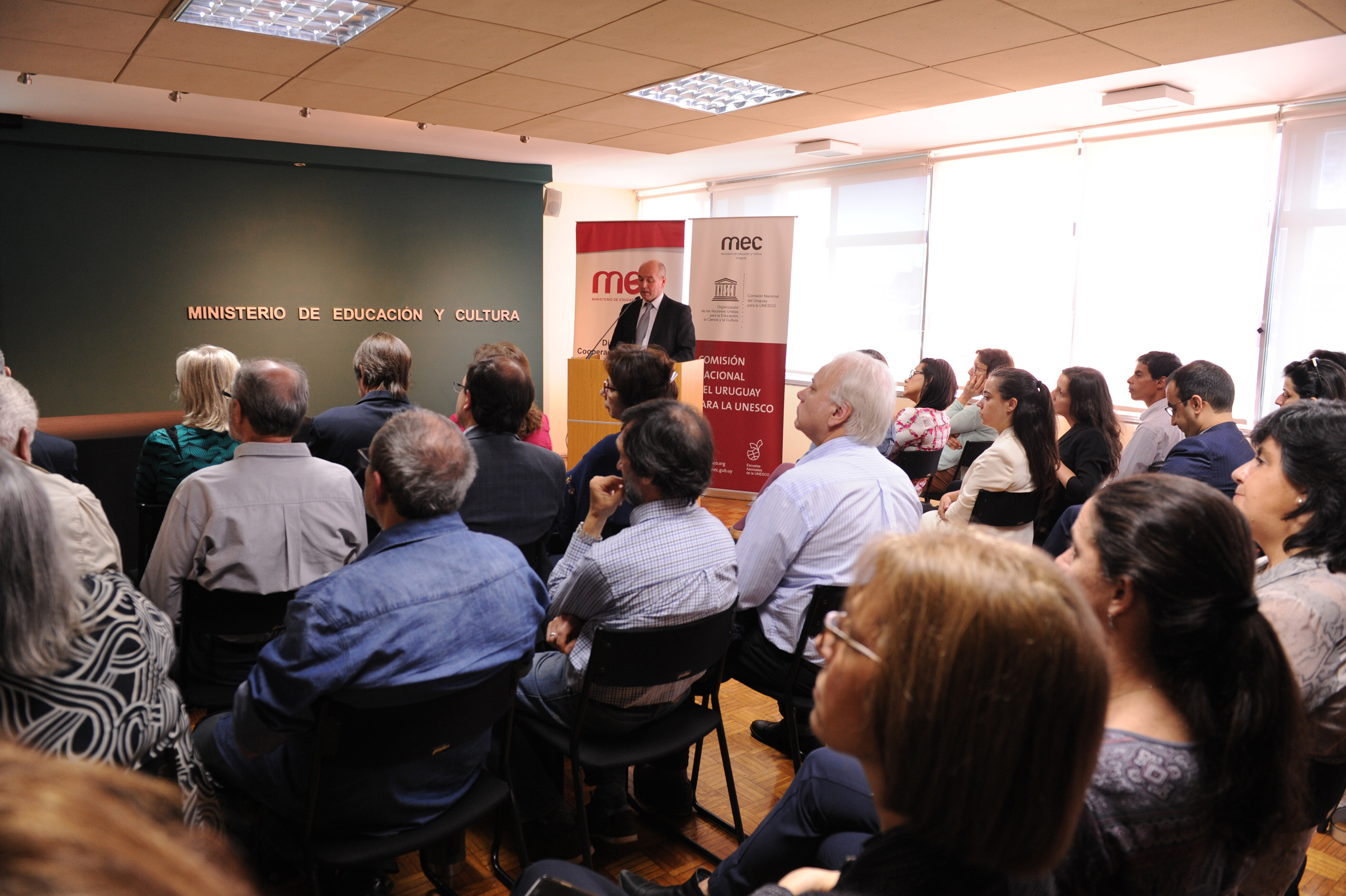 Presentación de rendición de cuentas del MEC