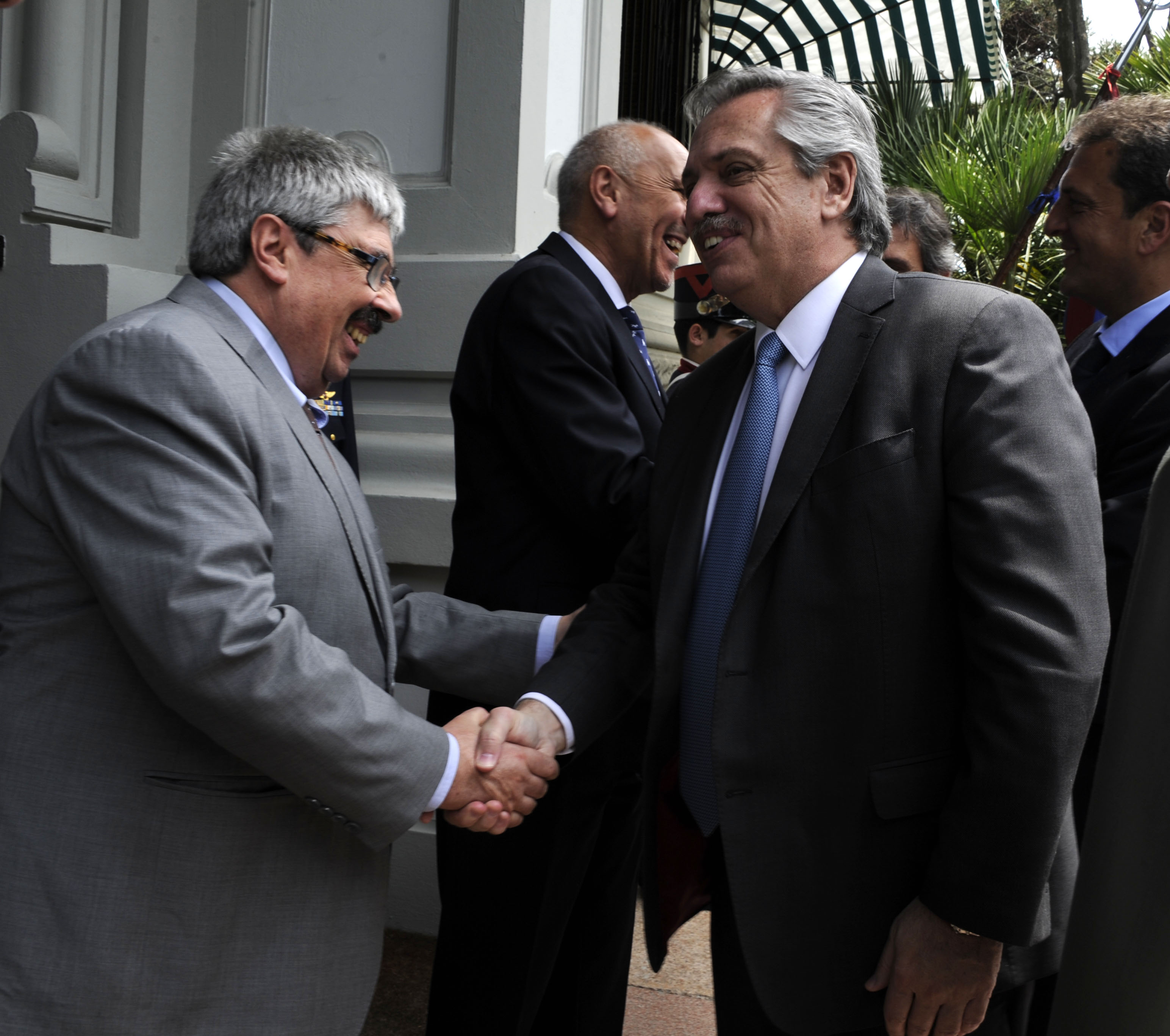 Alberto Fernández y Ariel Bergamino