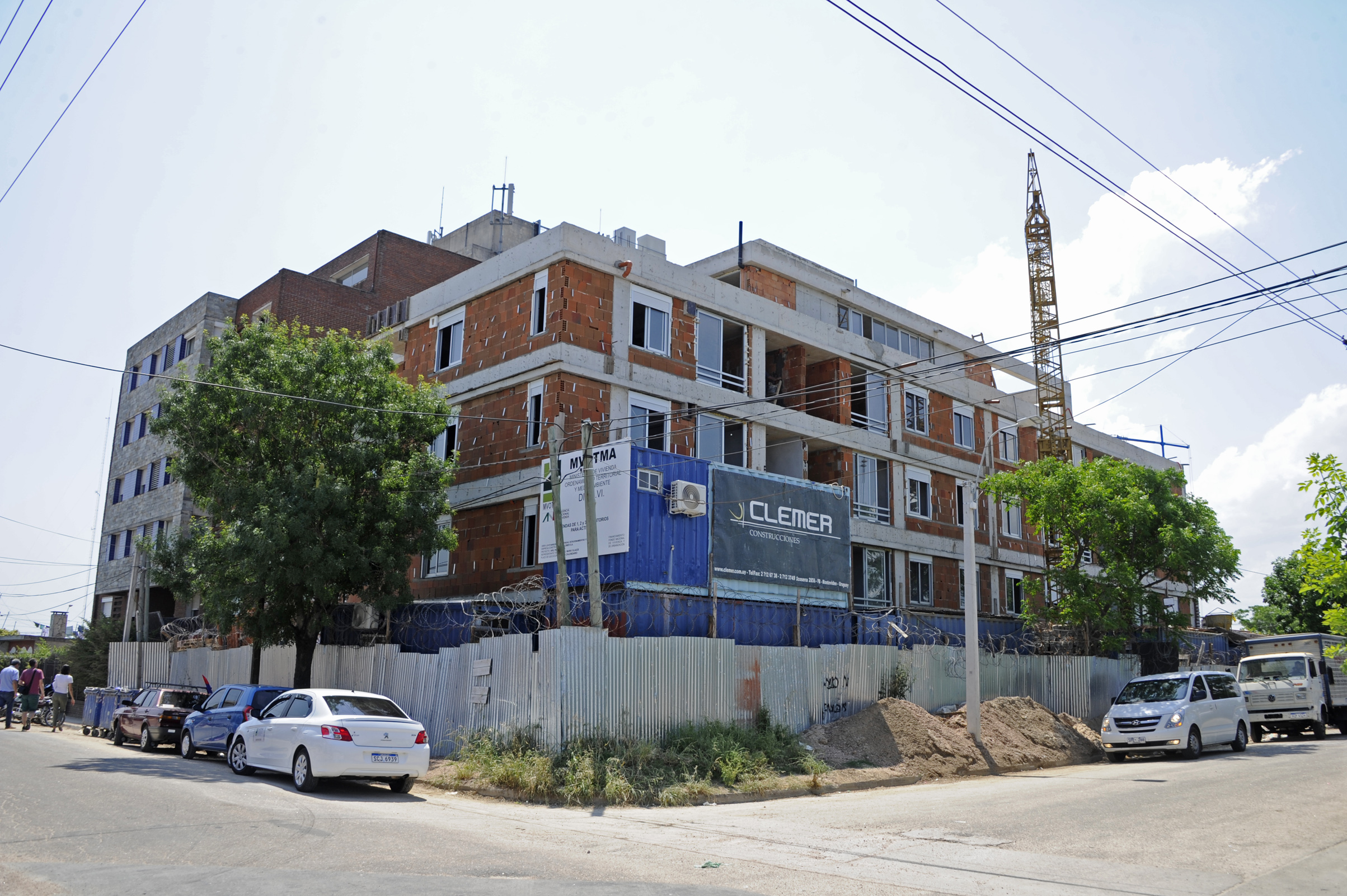 Obras en edificio en Las Piedras