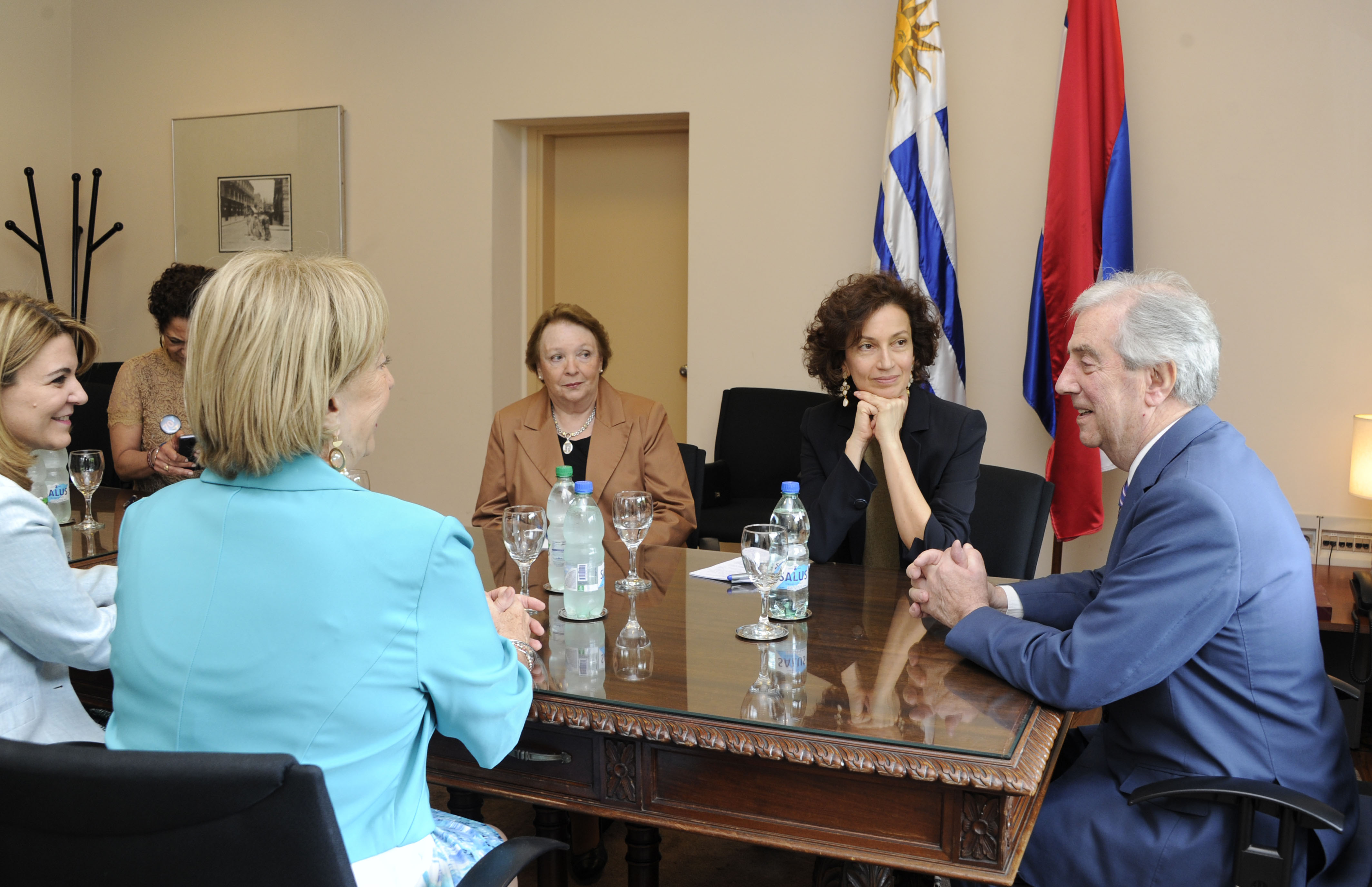 Presidente Tabaré Vázquez se reunió con la directora general de la Unesco, Audrey Azoulay