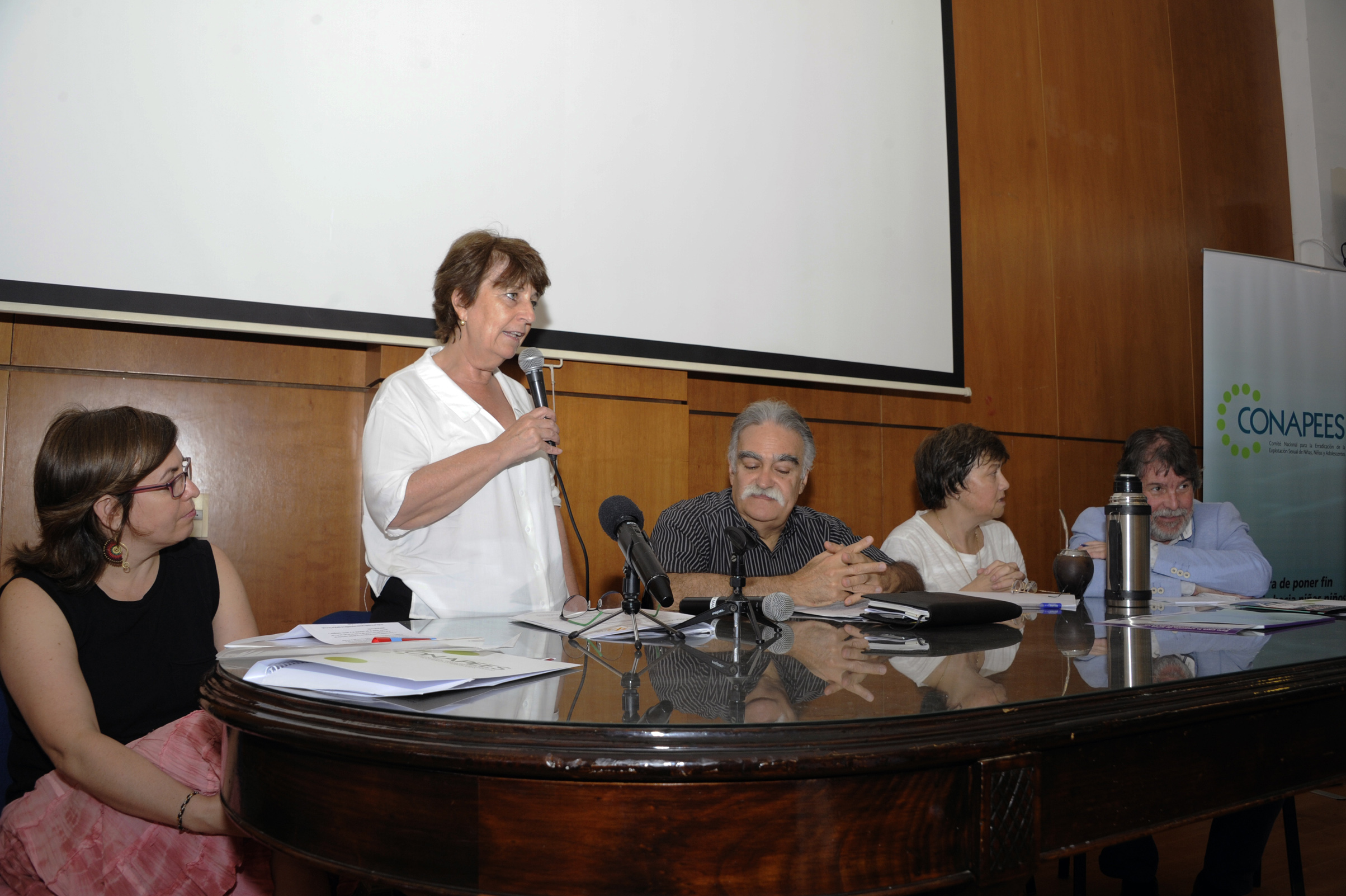 Conferencia sobre Día Nacional contra la explotación sexual y comercial de niños y adolescentes, organizado este miércoles por Inau y Conapees