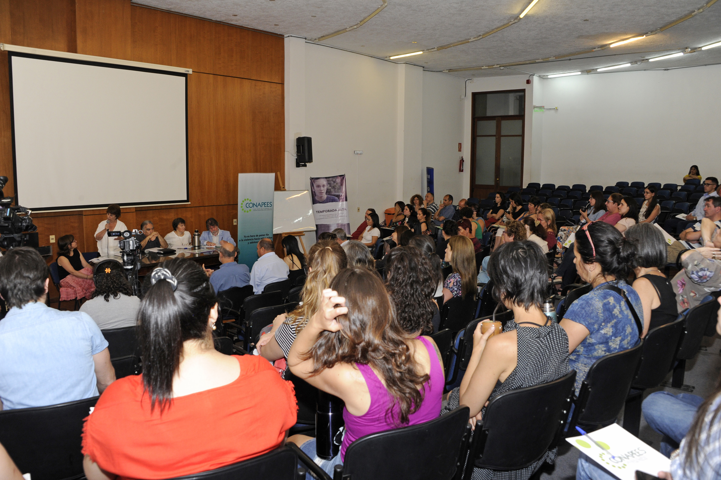 Conferencia sobre Día Nacional contra la explotación sexual y comercial de niños y adolescentes, organizado este miércoles por Inau y Conapees