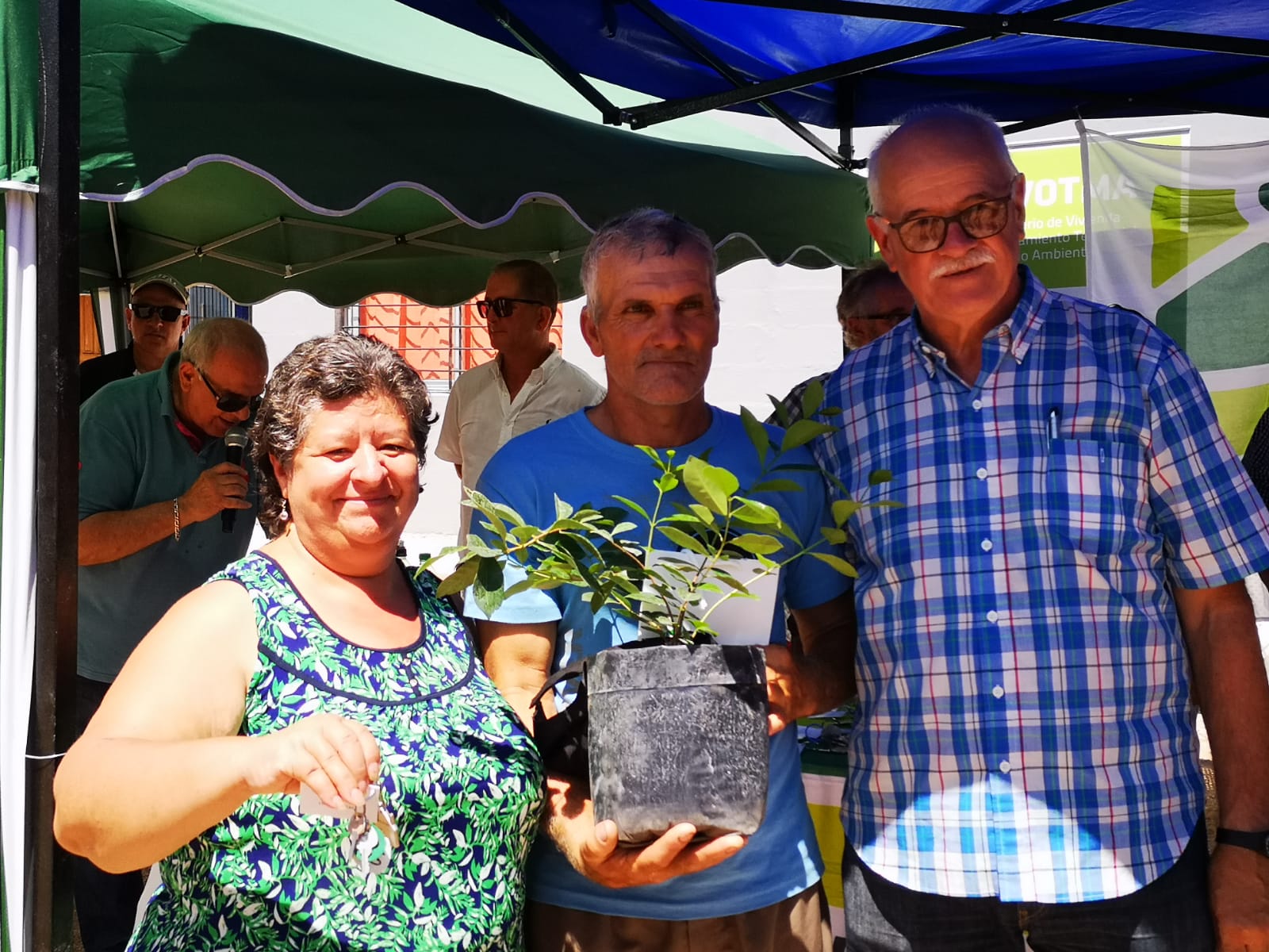 Inauguración de viviendas en Melo, Cerro Largo