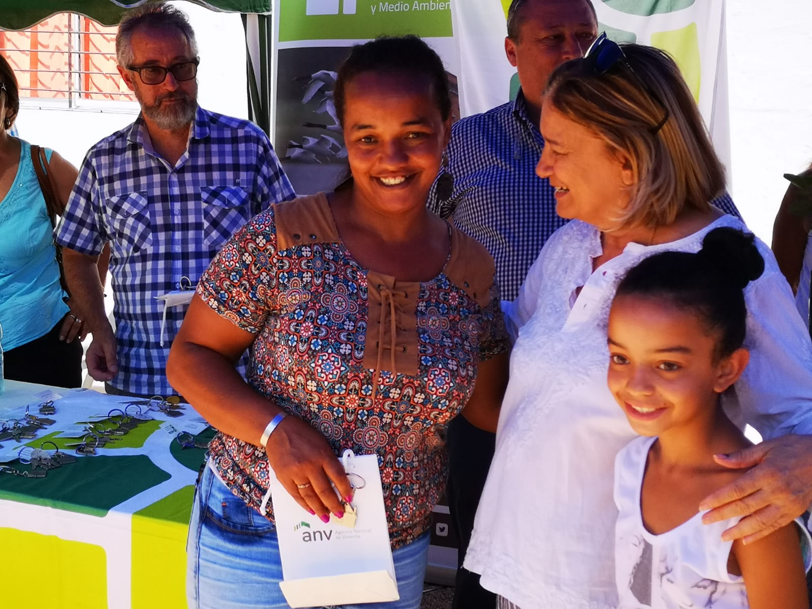 Inauguración de viviendas en Melo, Cerro Largo