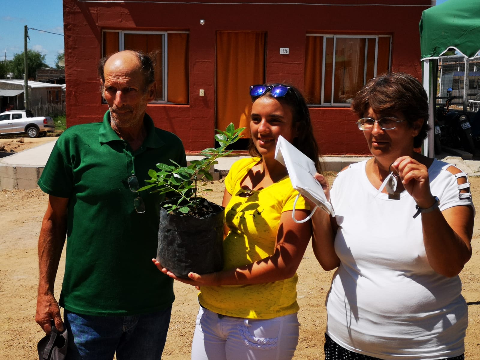 Inauguración de viviendas en Melo, Cerro Largo