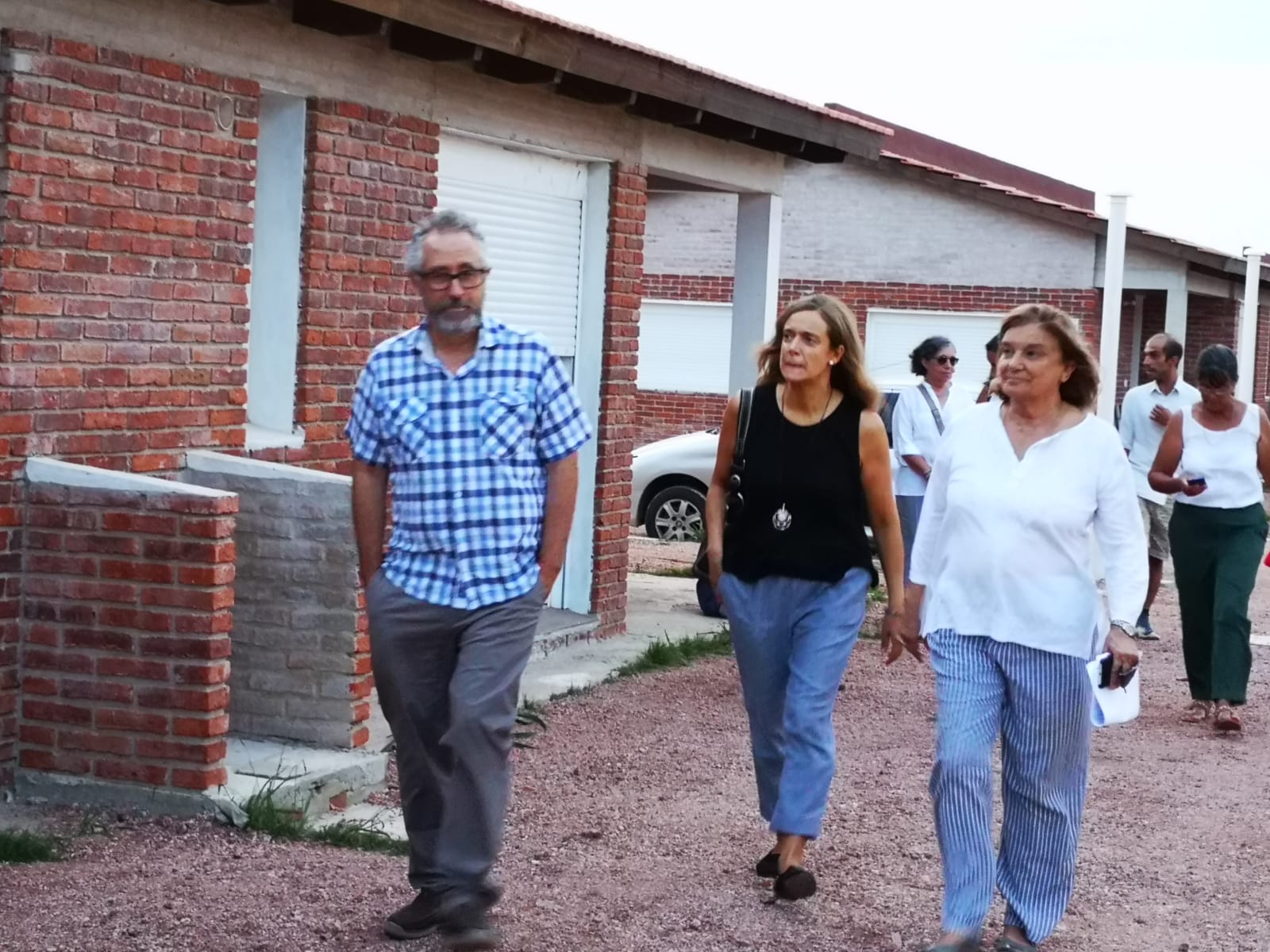 Inauguración de viviendas en Chuy, Rocha