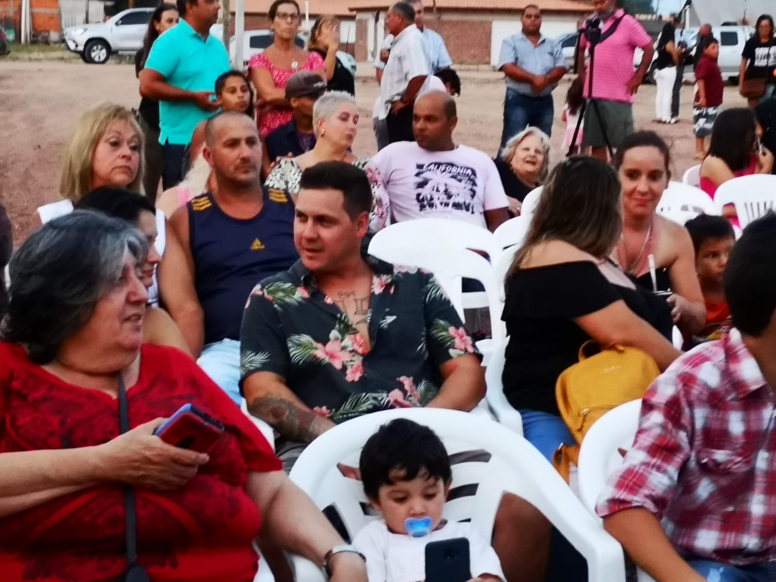 Inauguración de viviendas en Chuy, Rocha