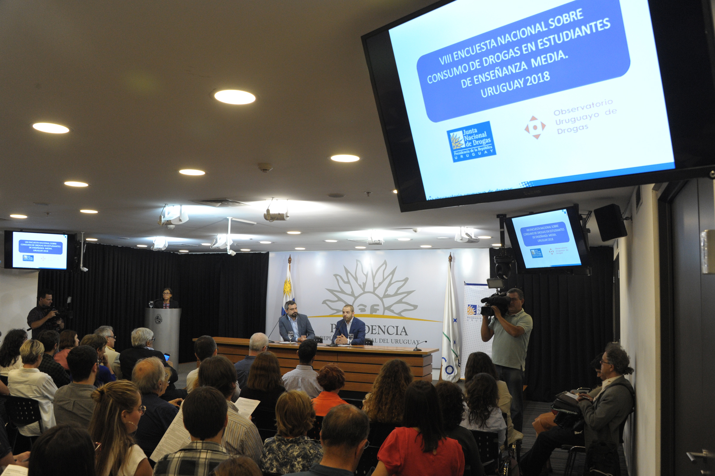Presentación de datos de VIII Encuesta Nacional de Consumo de Drogas en Estudiantes de Enseñanza Media