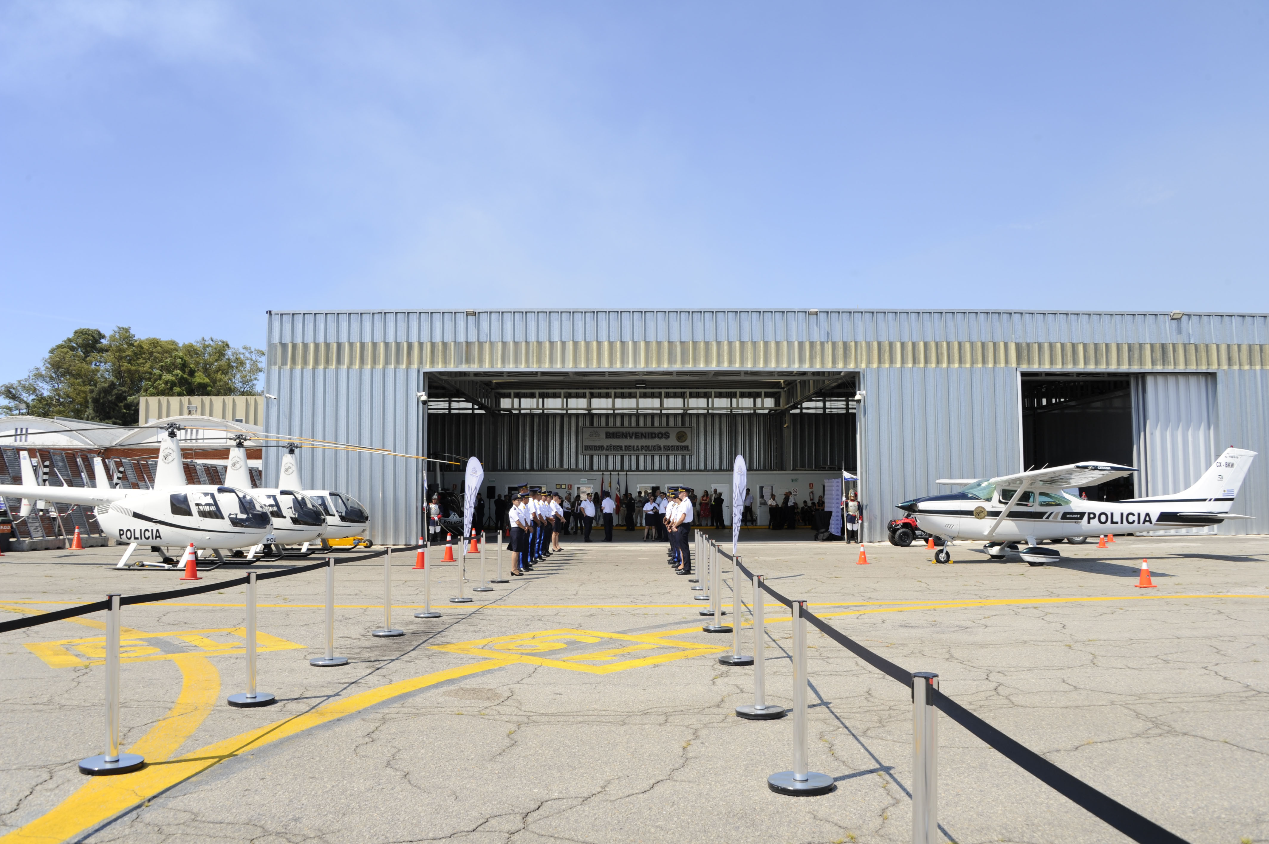 Presentación del cuarto helicóptero de la Dirección General de Aviación de la Policía Nacional