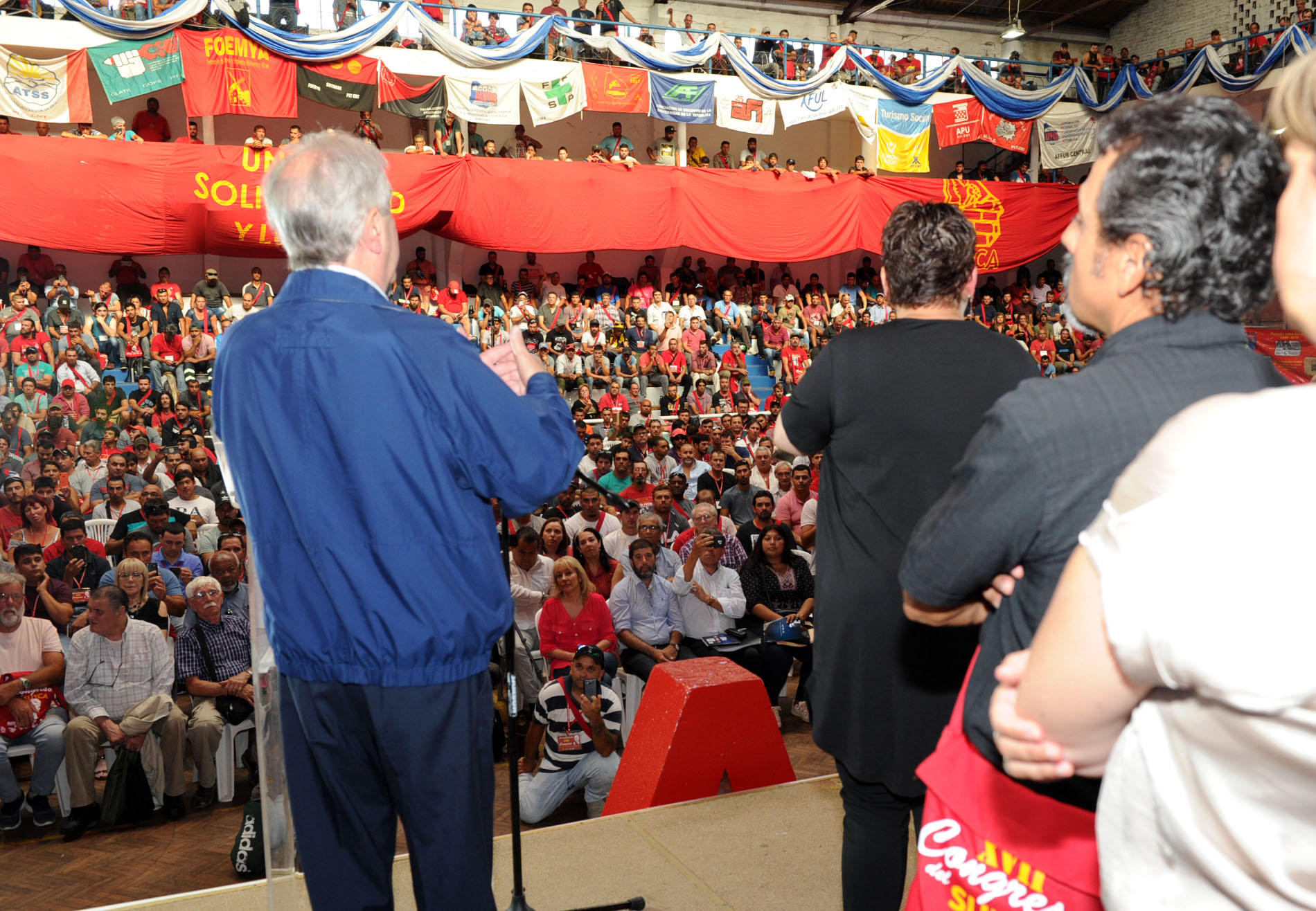 Tabaré Vázquez en la inauguración del 17.º Congreso del Sunca