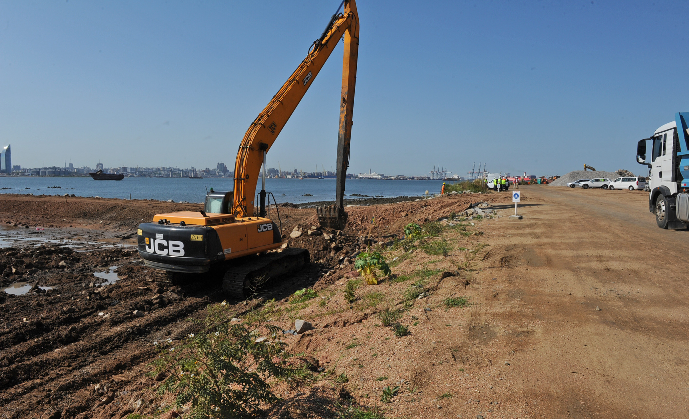Obras en curso para construir terminal de Capurro