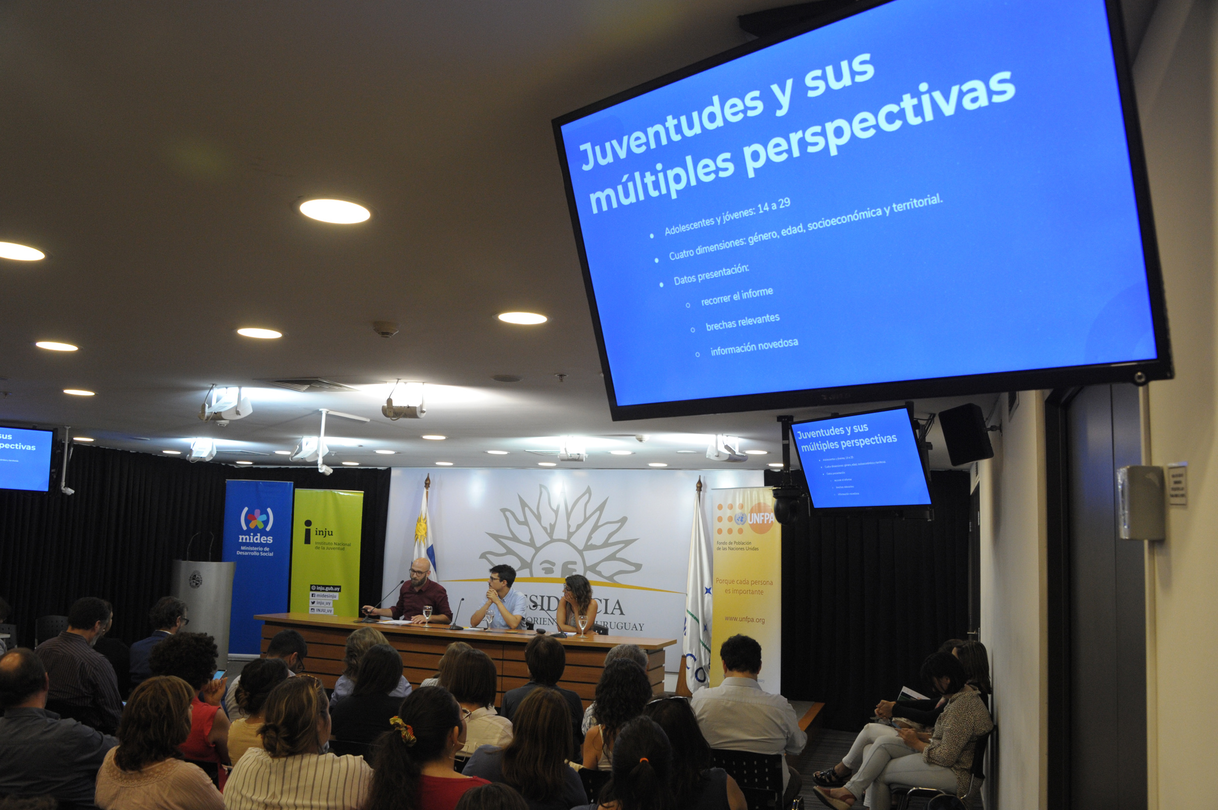 Conferencia de presentación de Encuesta Nacional de Adolescencia y Juventud 2018