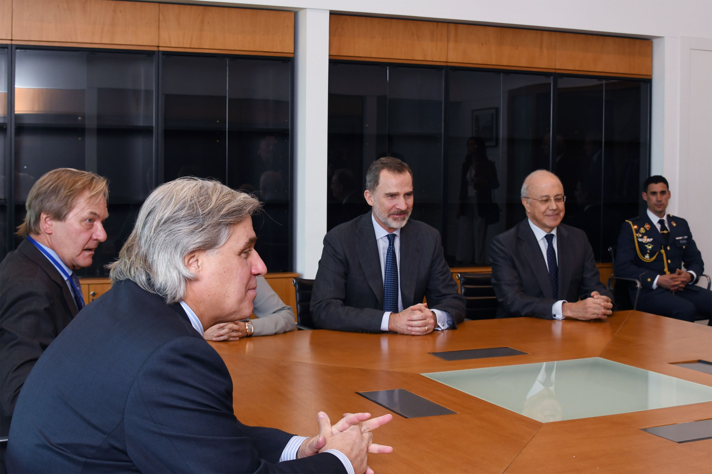 Presidente Vázquez recibió en audiencia al rey Felipe VI de España y la delegación que lo acompaña