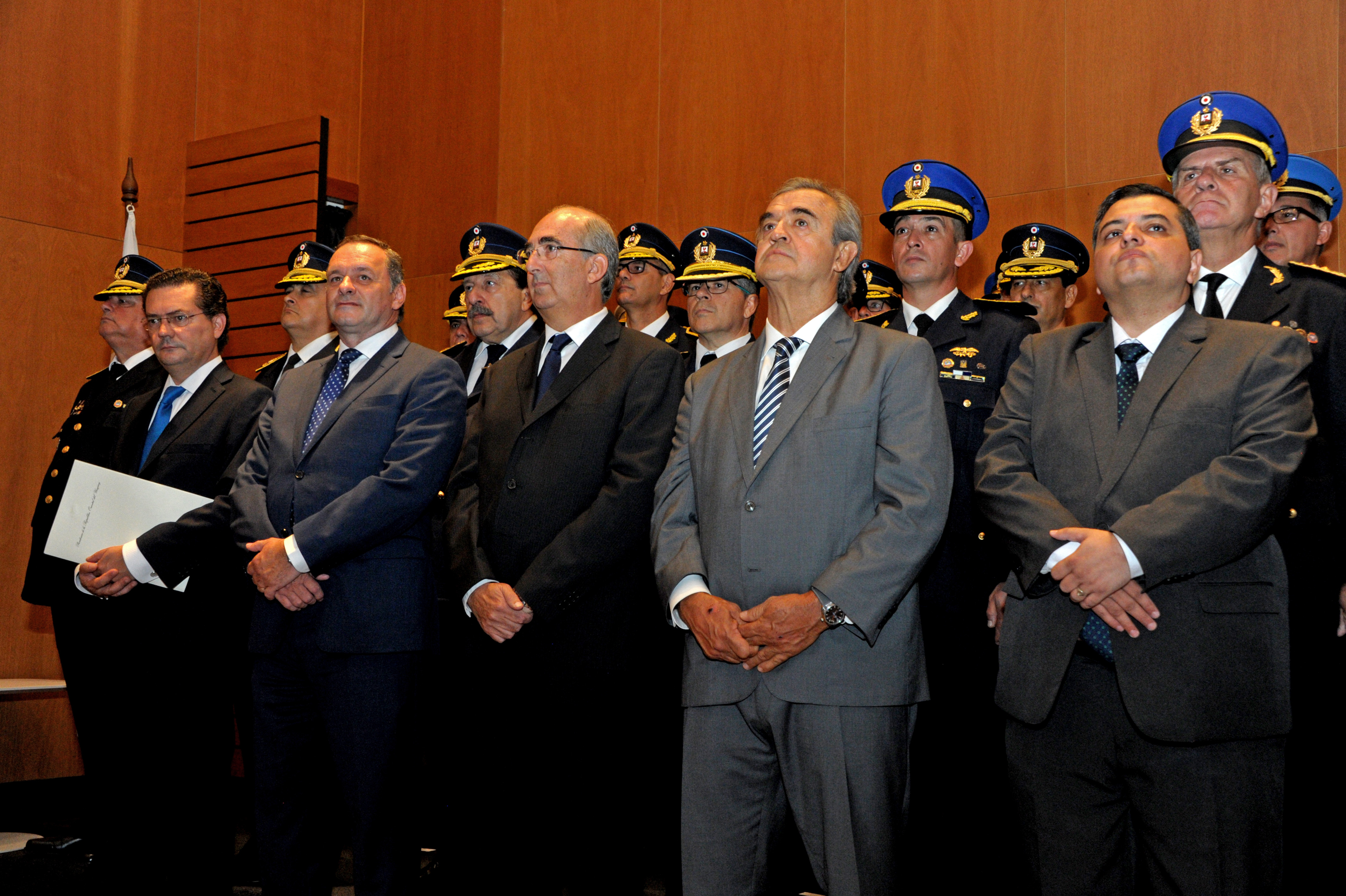 Ceremonia de asunción del ministro del Interior, Jorge Larrañaga