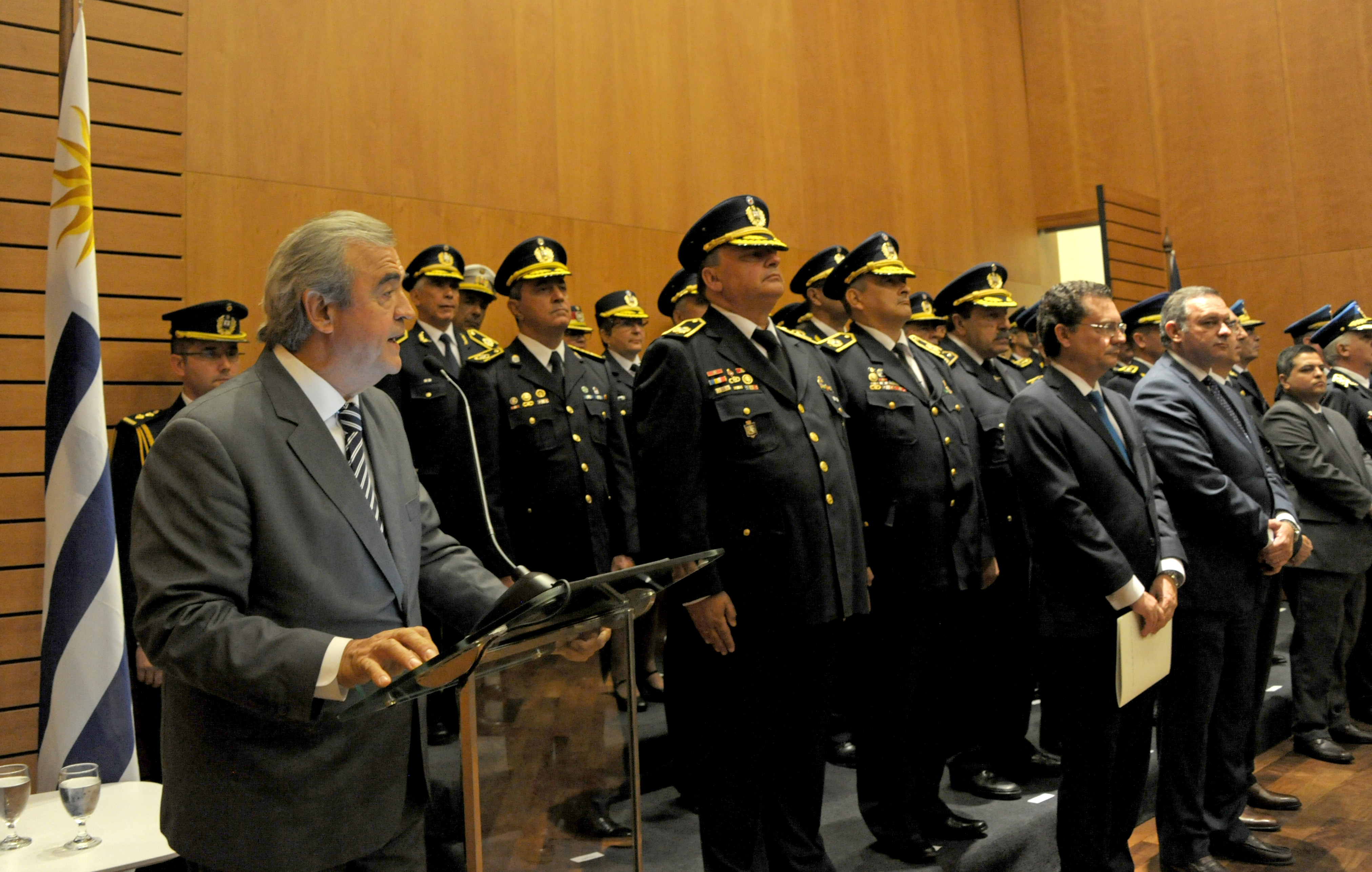 Discurso del ministro del Interior, Jorge Larrañaga